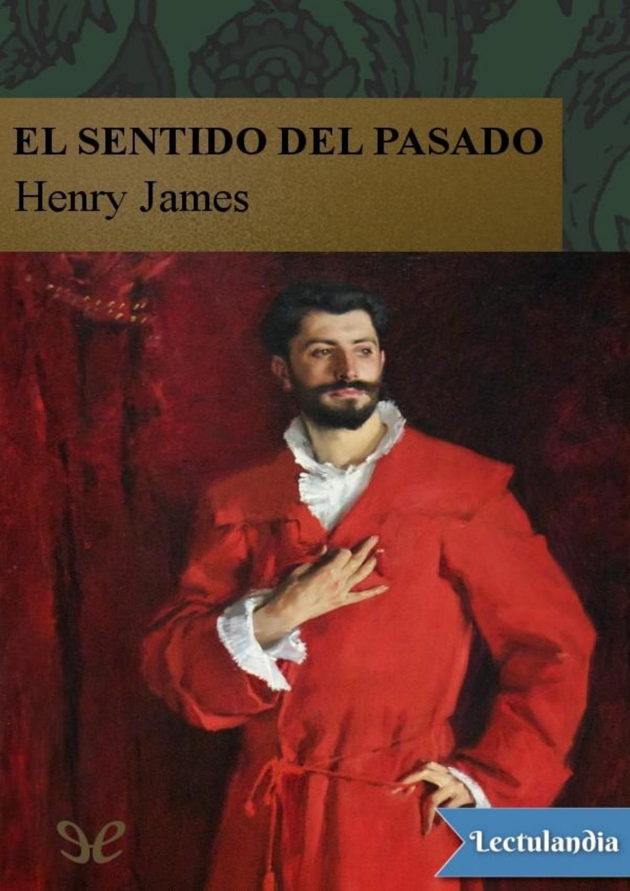 El sentido del pasado de Henry James, portada del libro