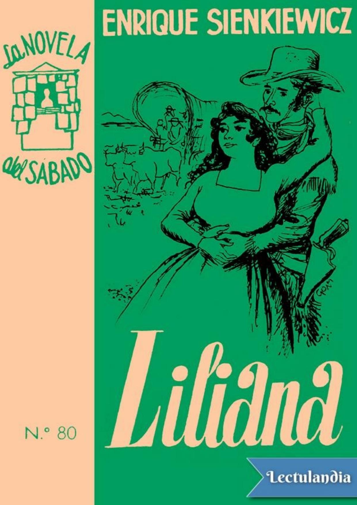 Liliana de Henryk Sienkiewicz, portada del libro