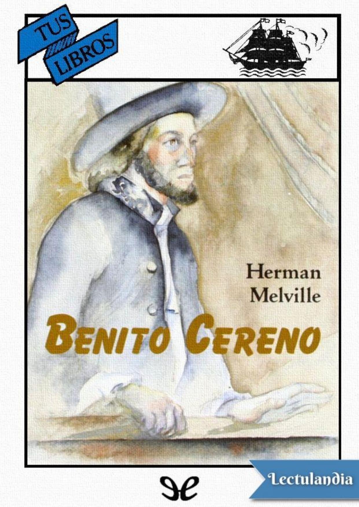 Benito Cereno de Herman Melville, portada del libro