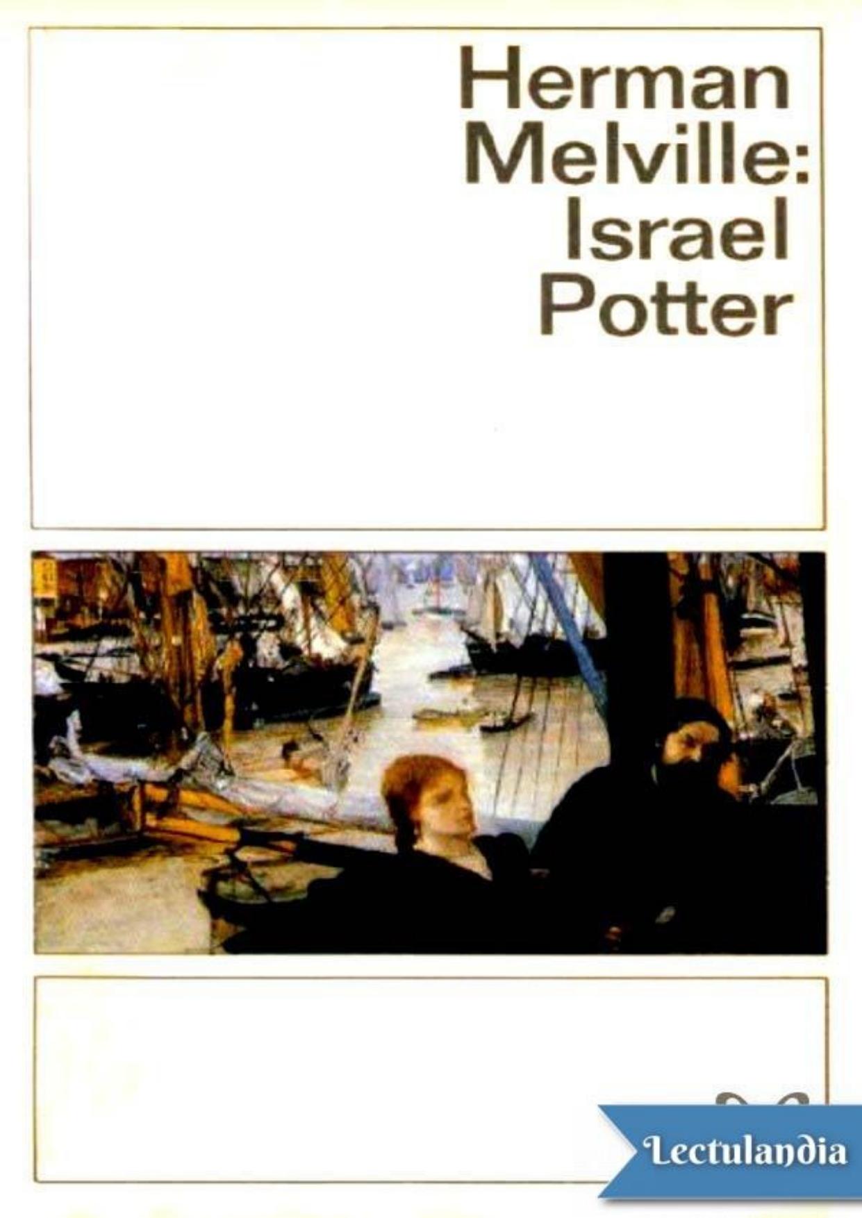Israel Potter de Herman Melville, portada del libro
