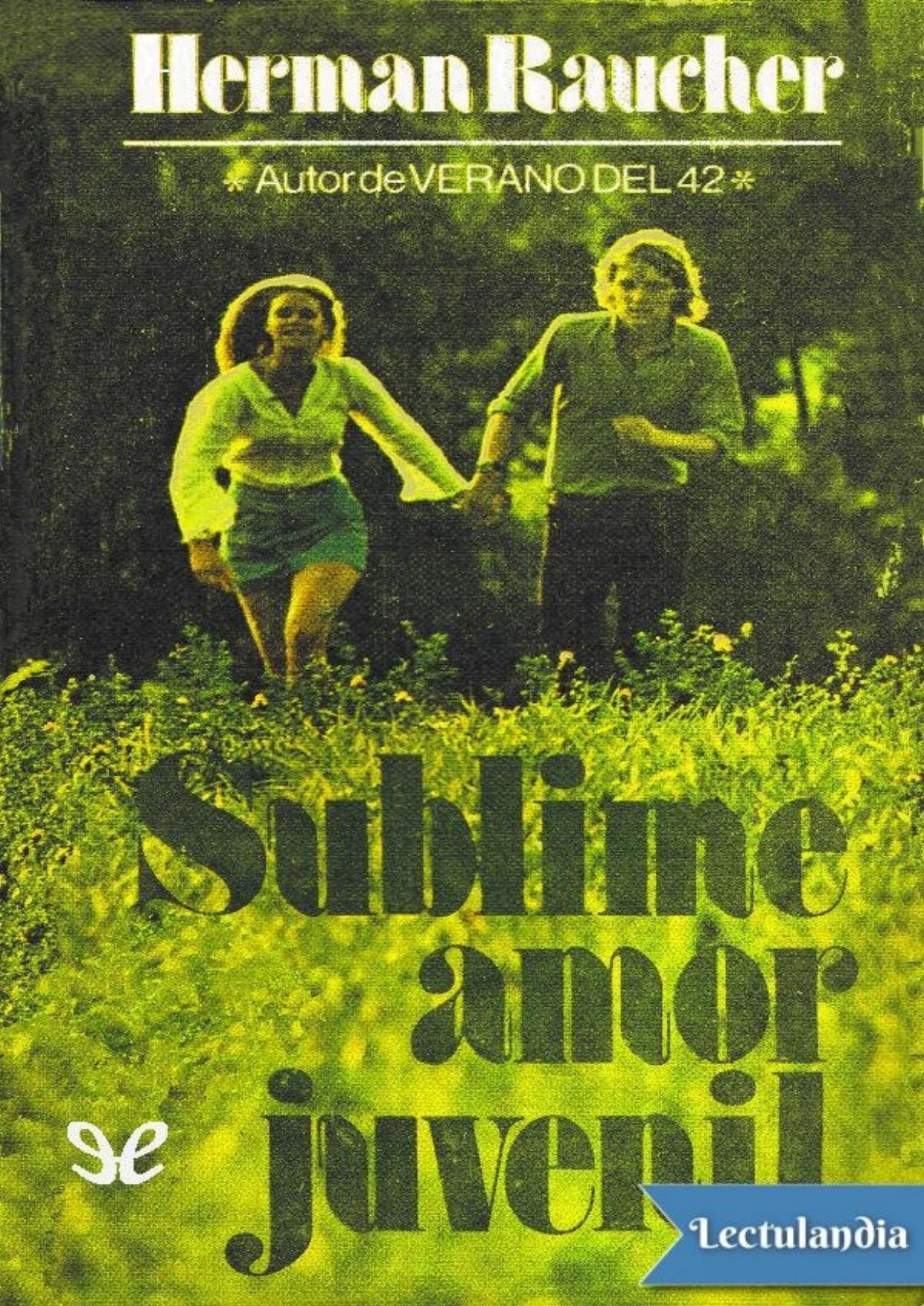 Sublime amor juvenil de Herman Raucher, portada del libro