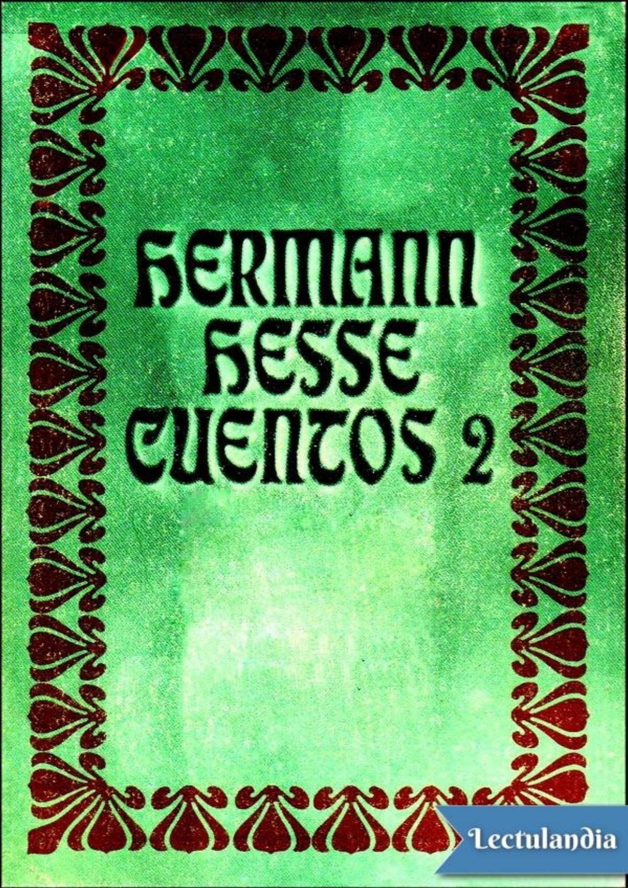 Cuentos, 2 de Hermann Hesse, portada del libro