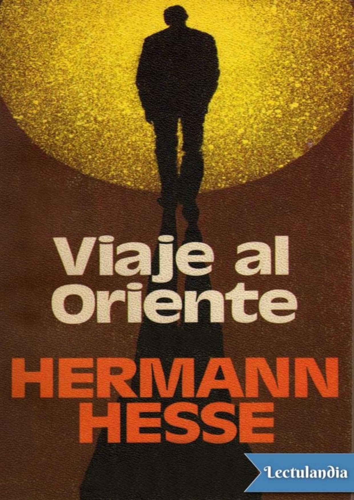 Viaje al Oriente de Hermann Hesse, portada del libro