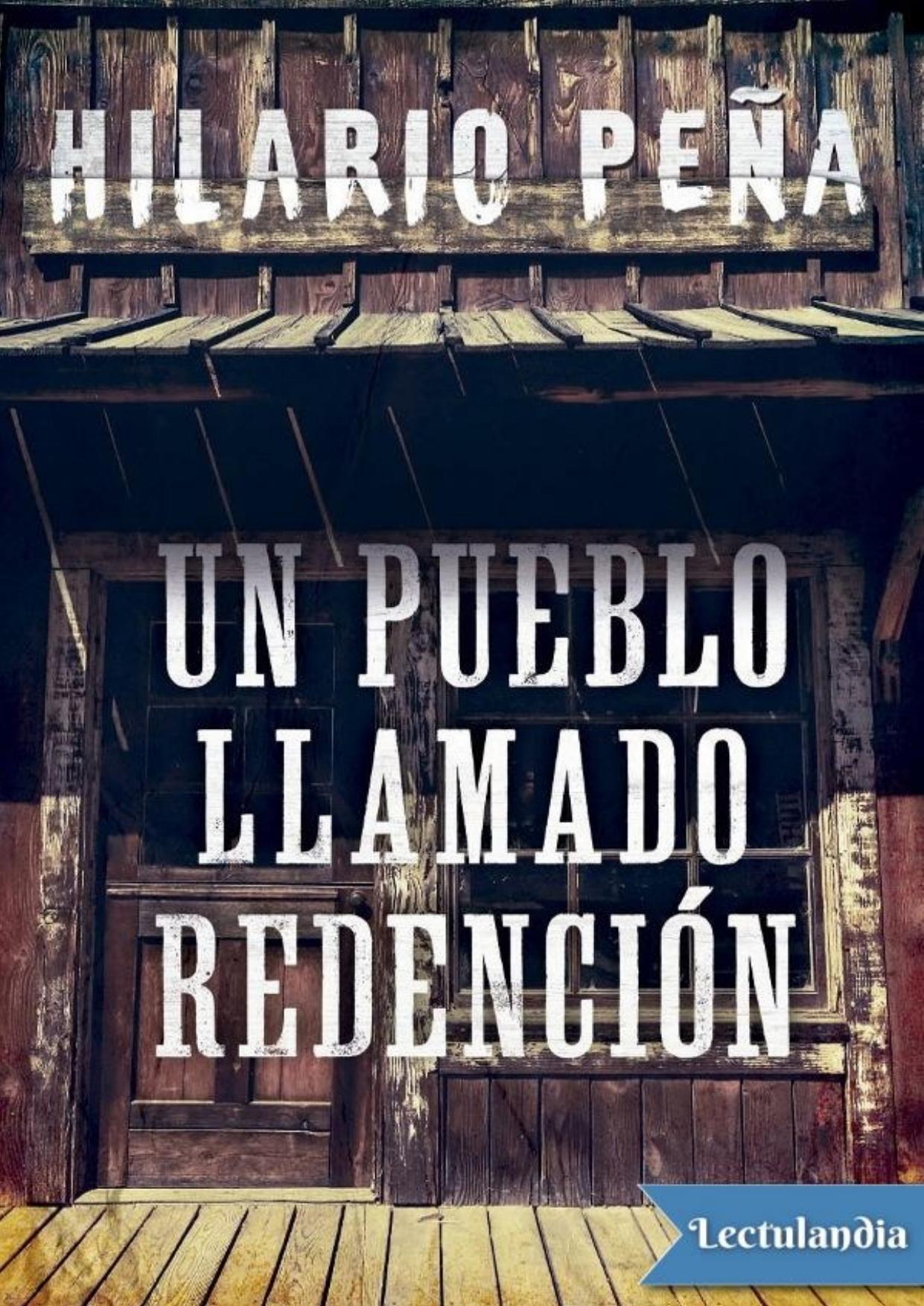 Un pueblo llamado Redención de Hilario Peña, portada del libro