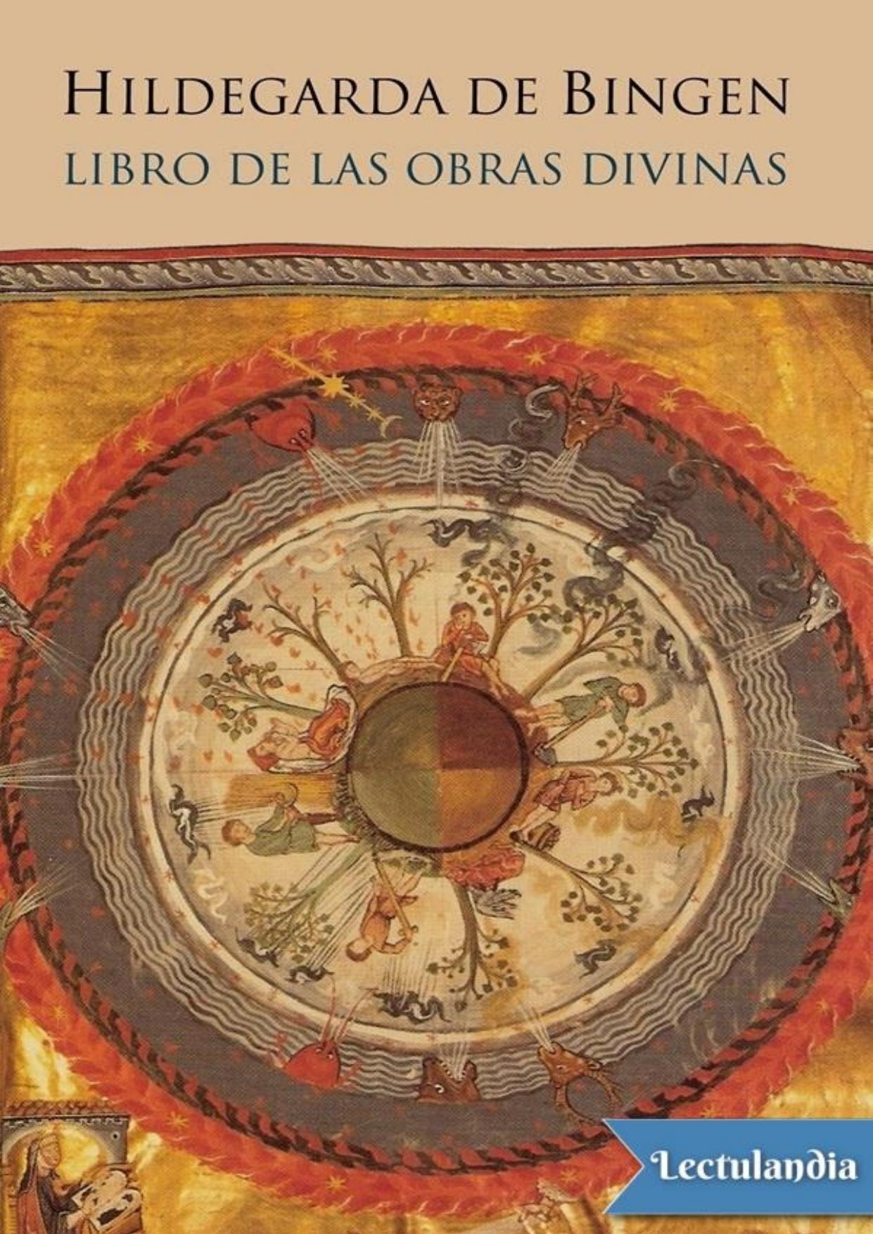 Libro de las obras divinas de Hildegarda de Bingen, portada del libro