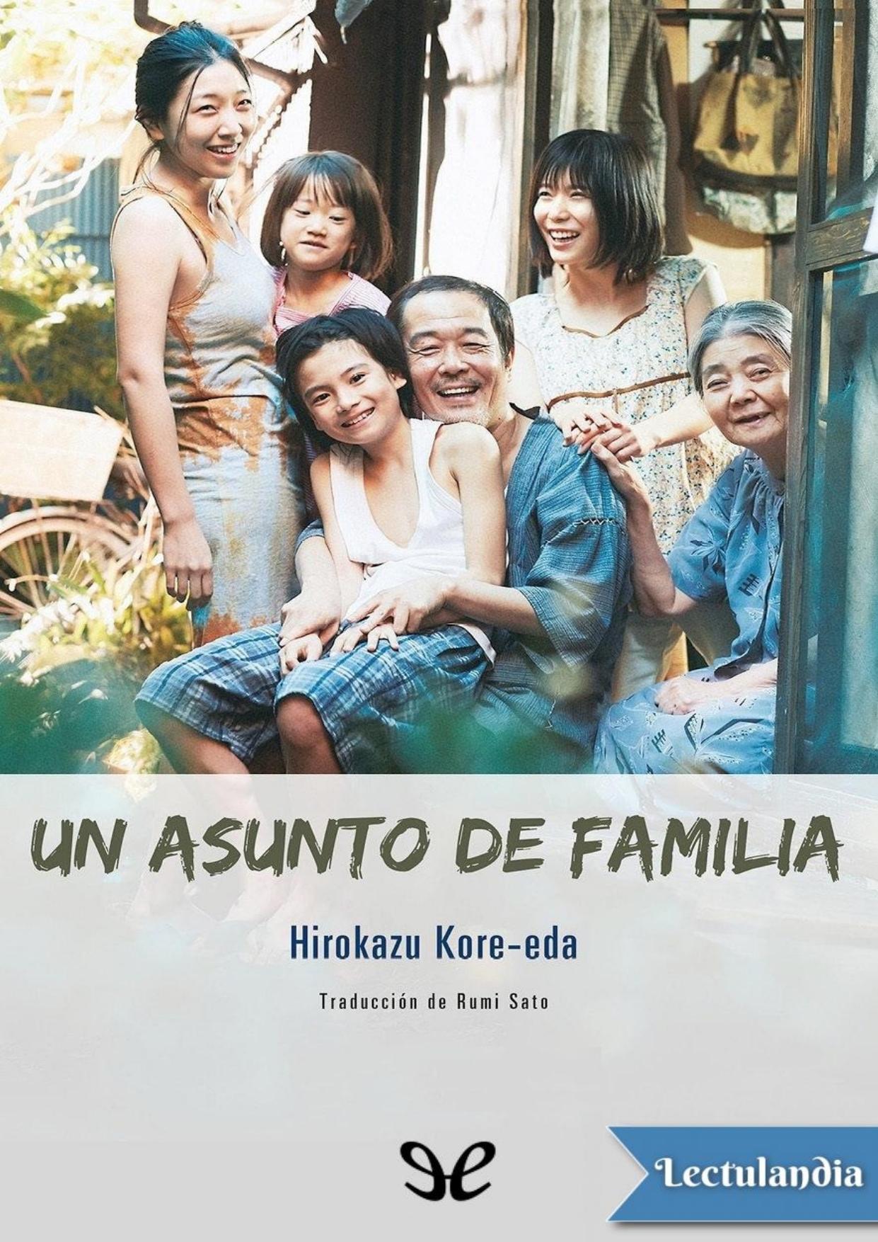 Un asunto de familia de Hirokazu Kore-eda, portada del libro