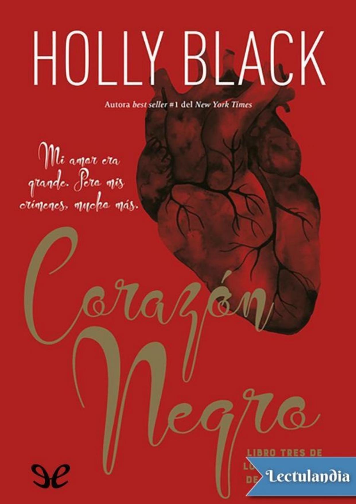 Corazón negro de Holly Black, portada del libro