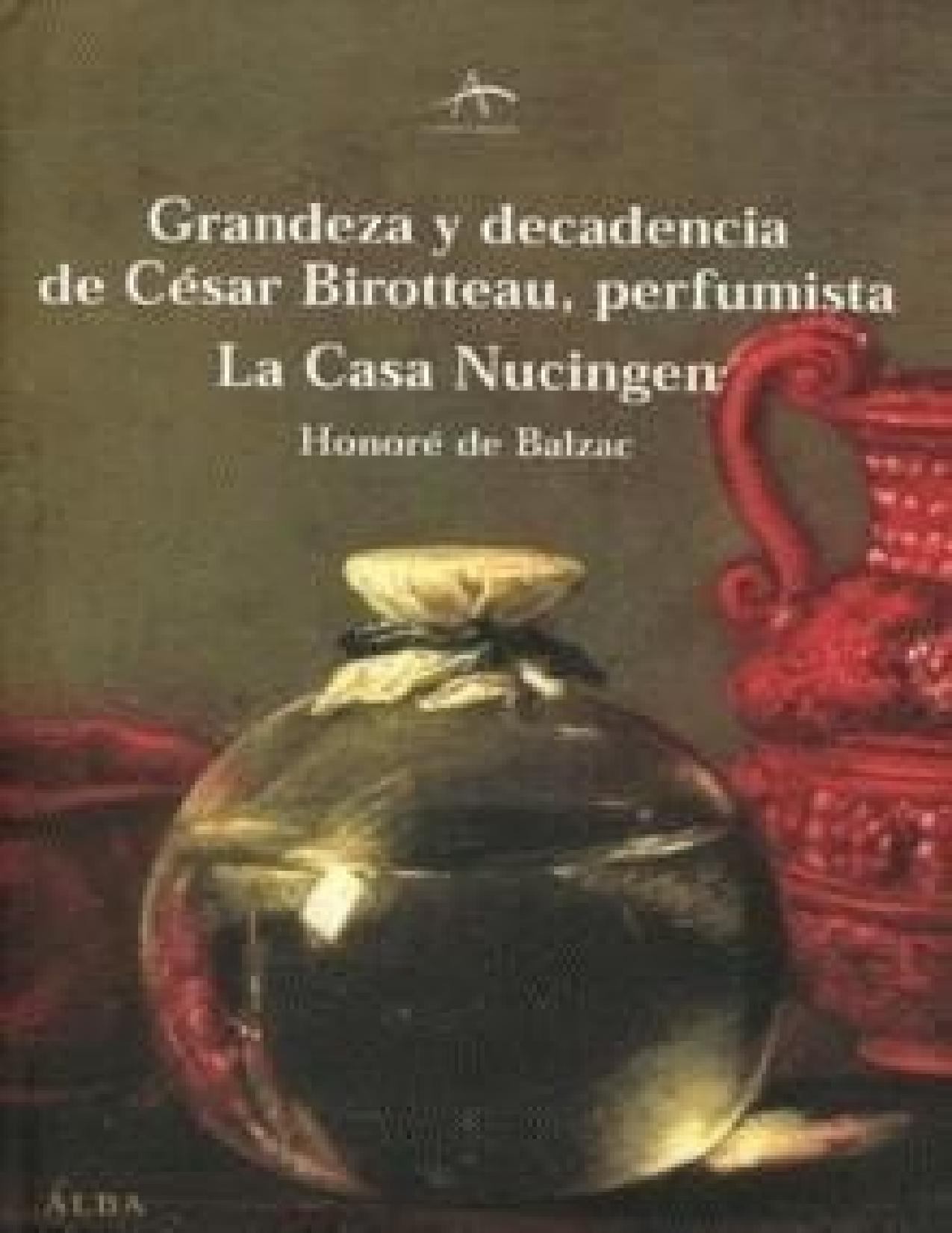 Grandeza y decadencia de Cesar Biro de Honoré de Balzac, portada del libro