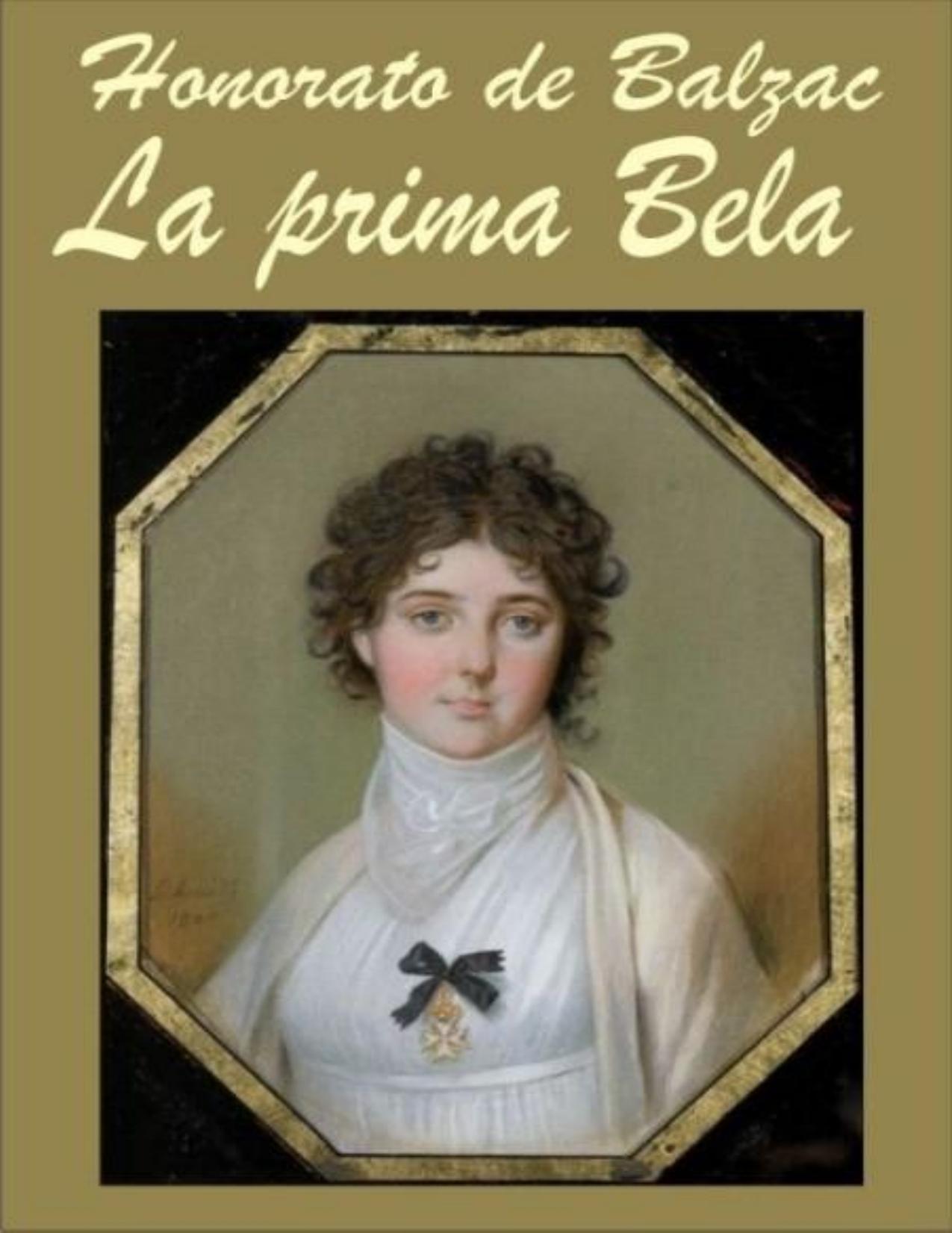 La prima Bela de Honoré de Balzac, portada del libro