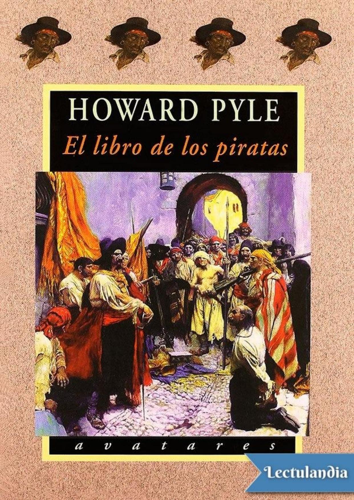 El libro de los piratas de Howard Pyle, portada del libro