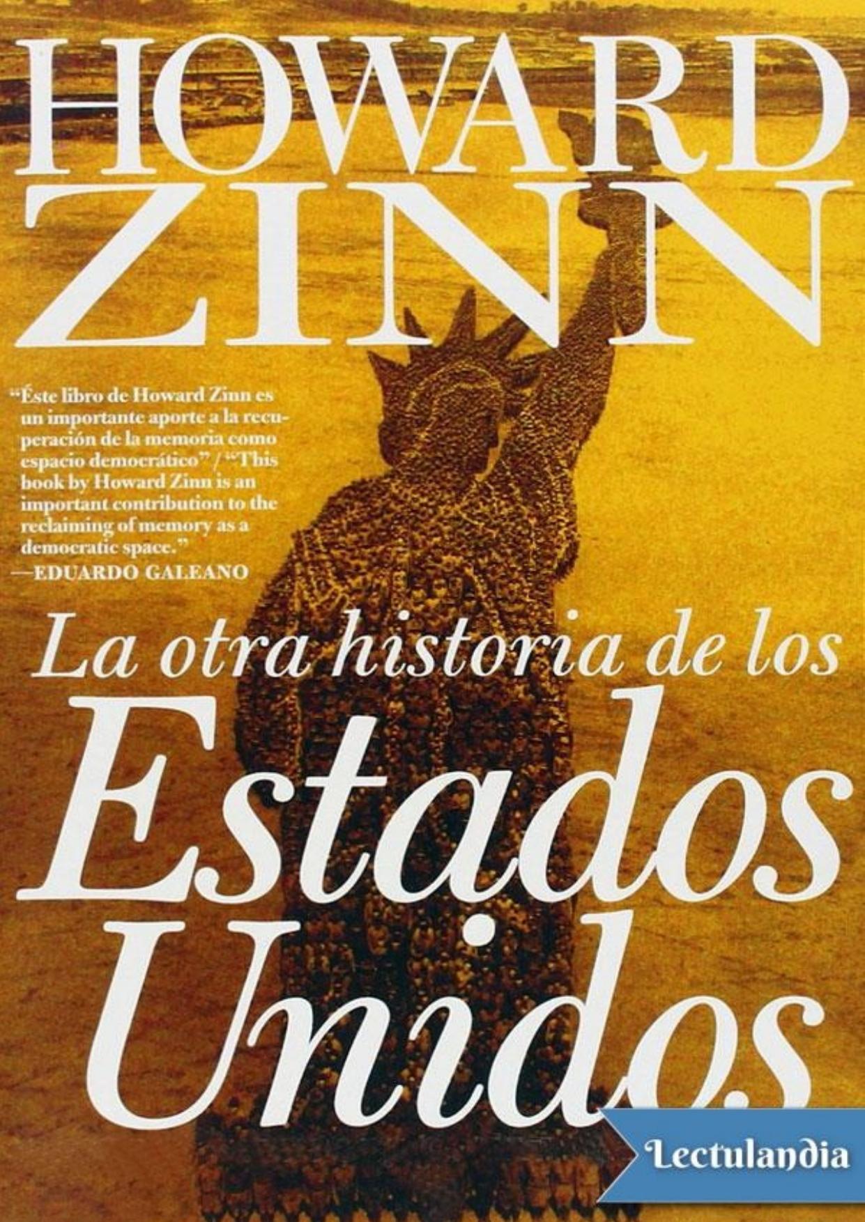 La otra historia de los Estados Unidos de Howard Zinn, portada del libro
