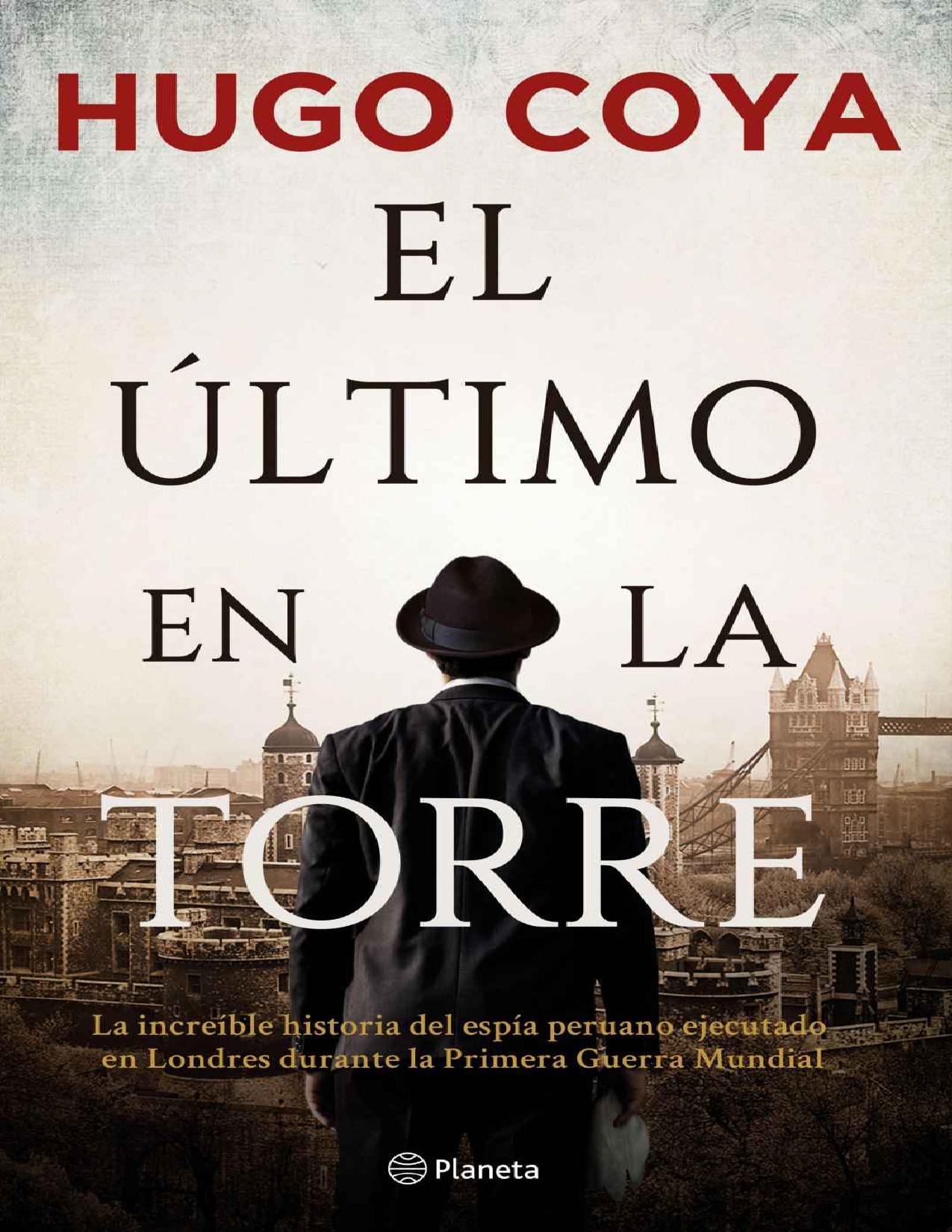 El último en la torre de Hugo Coya, portada del libro