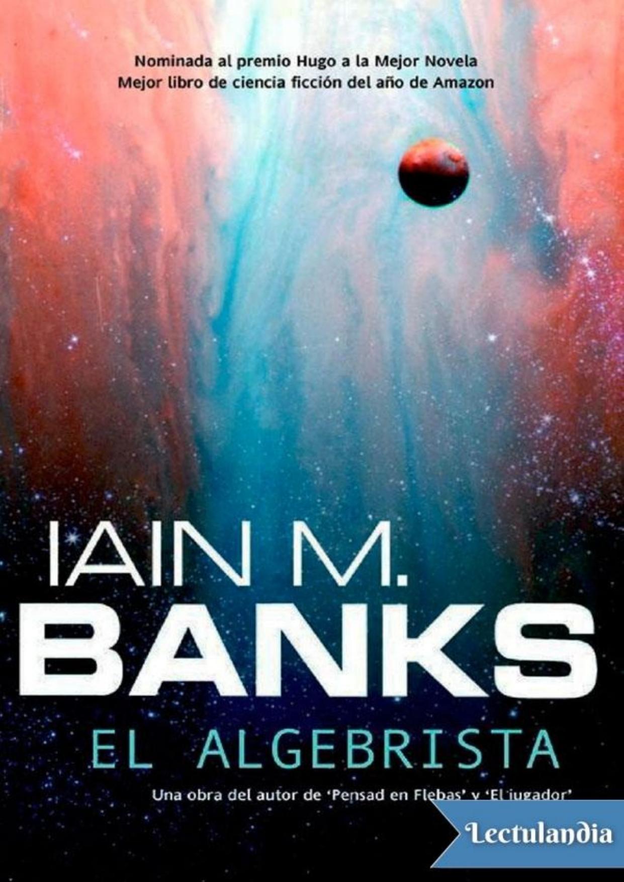 El algebrista de Iain M. Banks, portada del libro