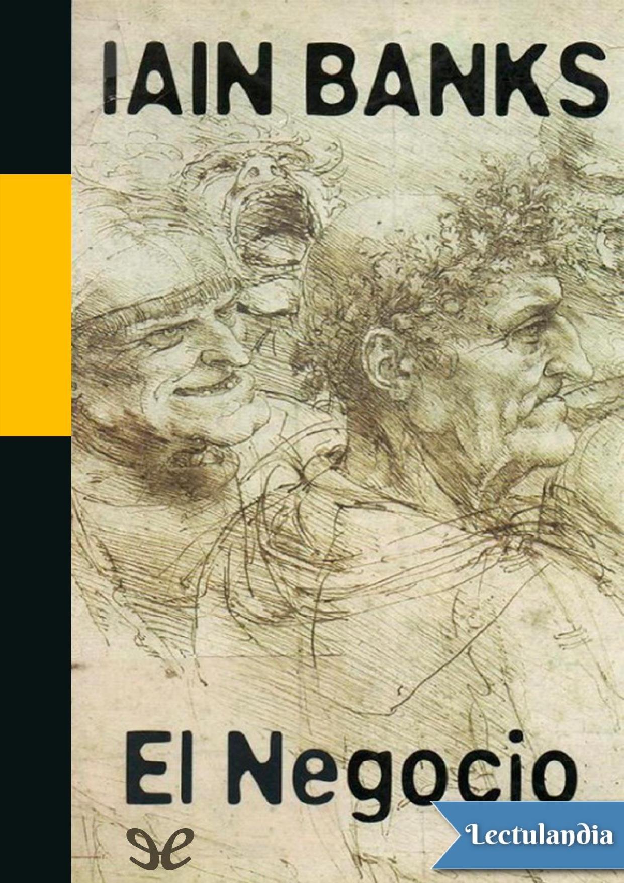 El negocio de Iain M. Banks, portada del libro