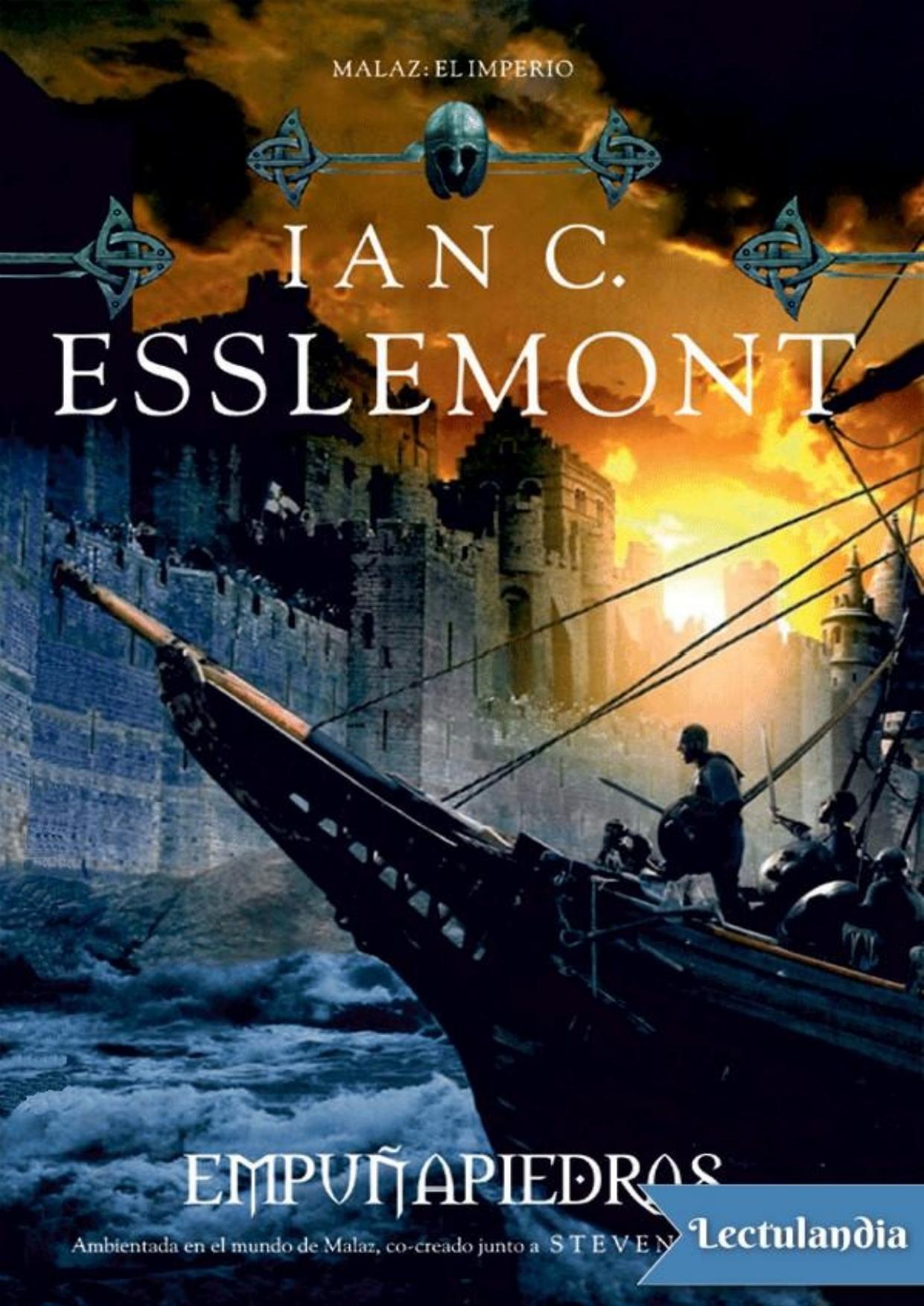 Empuñapiedras de Ian C. Esslemont, portada del libro