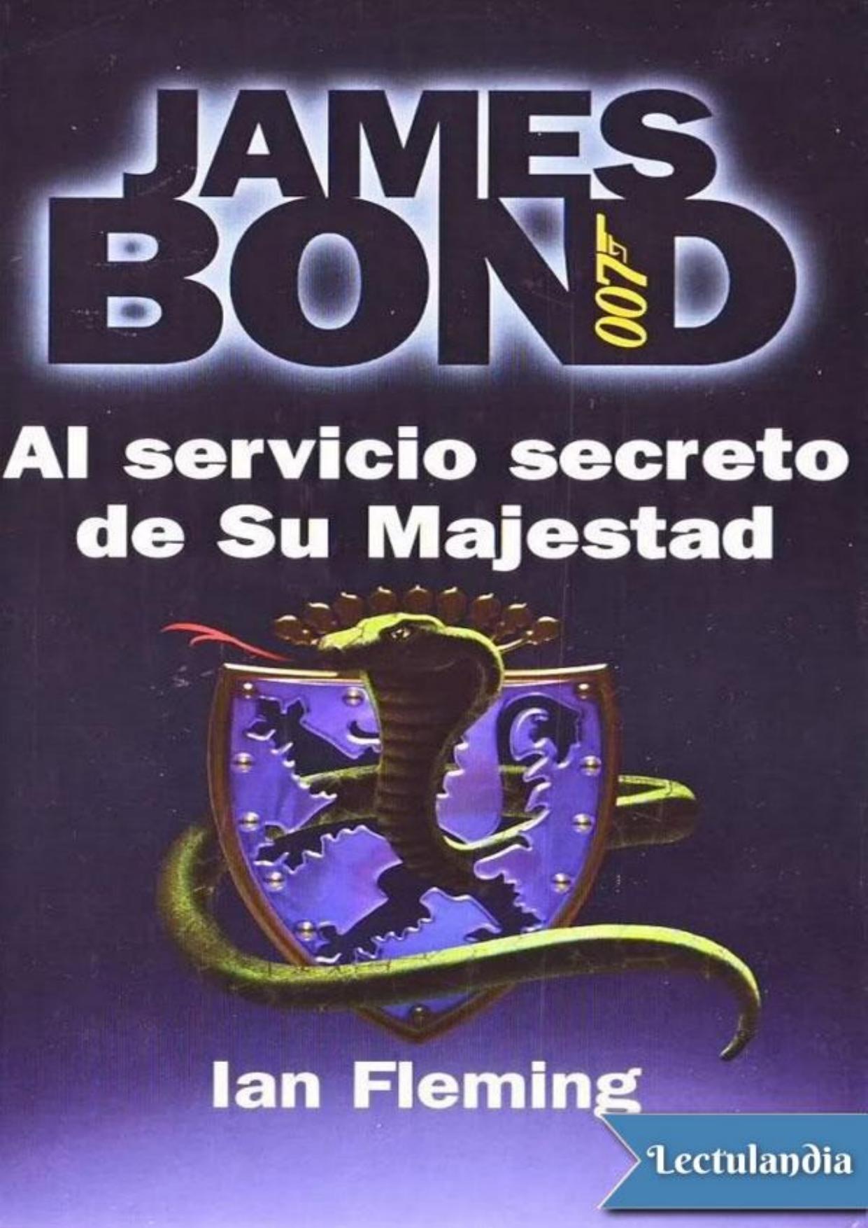 Al Servio de Su Majestad de Ian Fleming, portada del libro