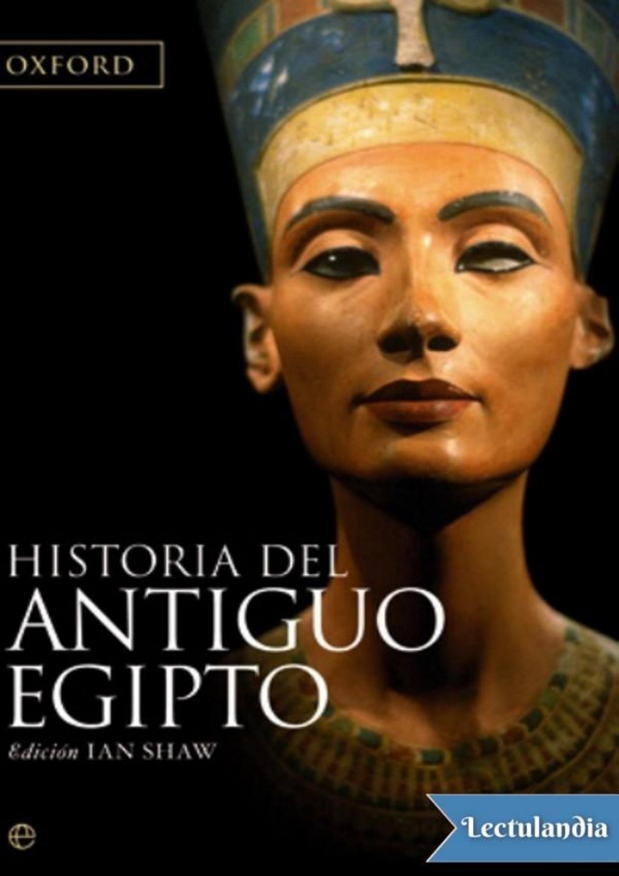 Historia del Antiguo Egipto de Ian Shaw, portada del libro