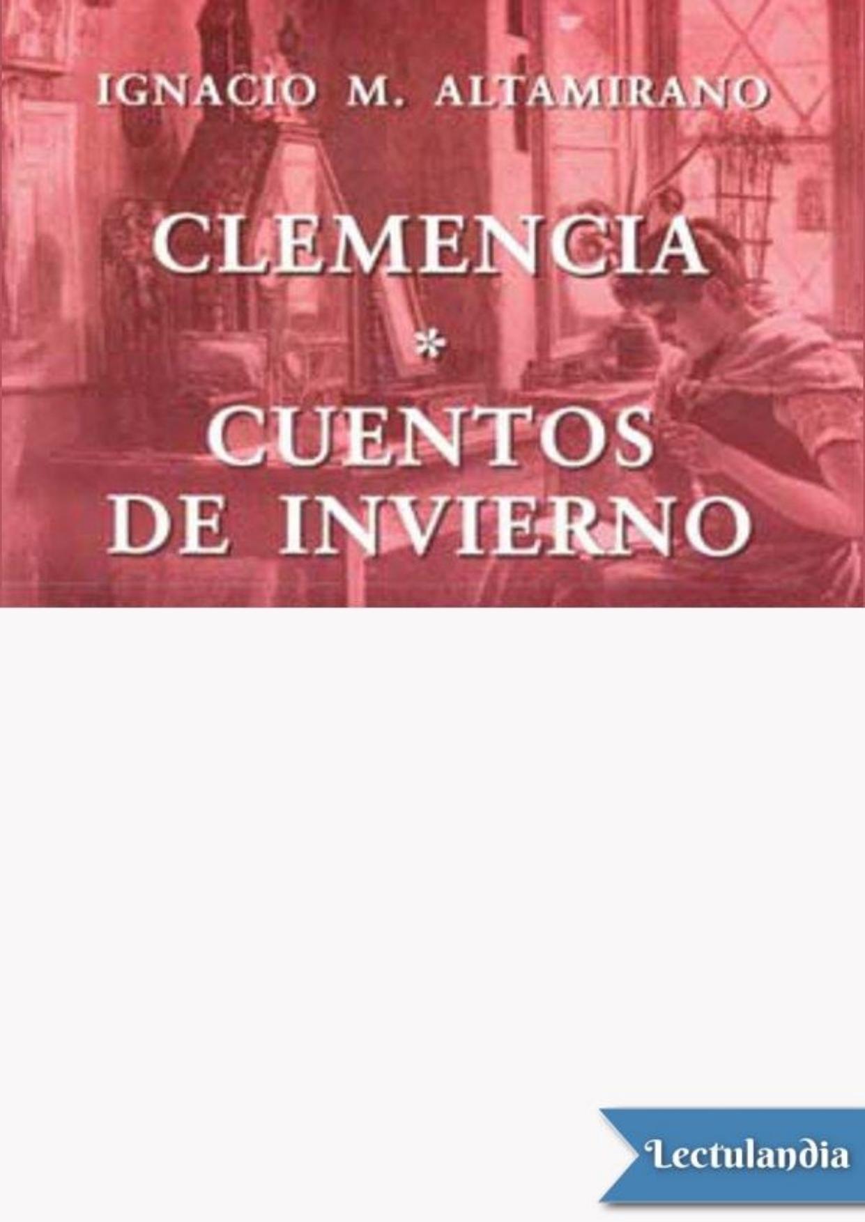 Clemencia. Cuentos de invierno de Ignacio M. Altamirano, portada del libro
