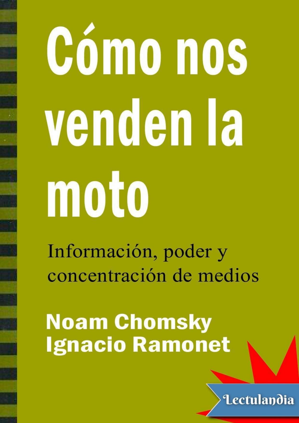 Cómo nos venden la moto de Ignacio Ramonet, portada del libro