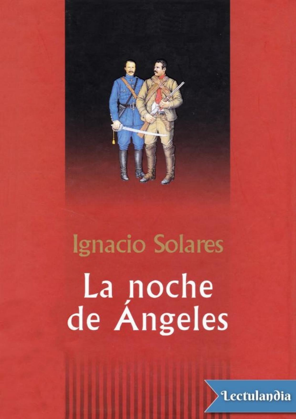 La noche de Ángeles de Ignacio Solares, portada del libro