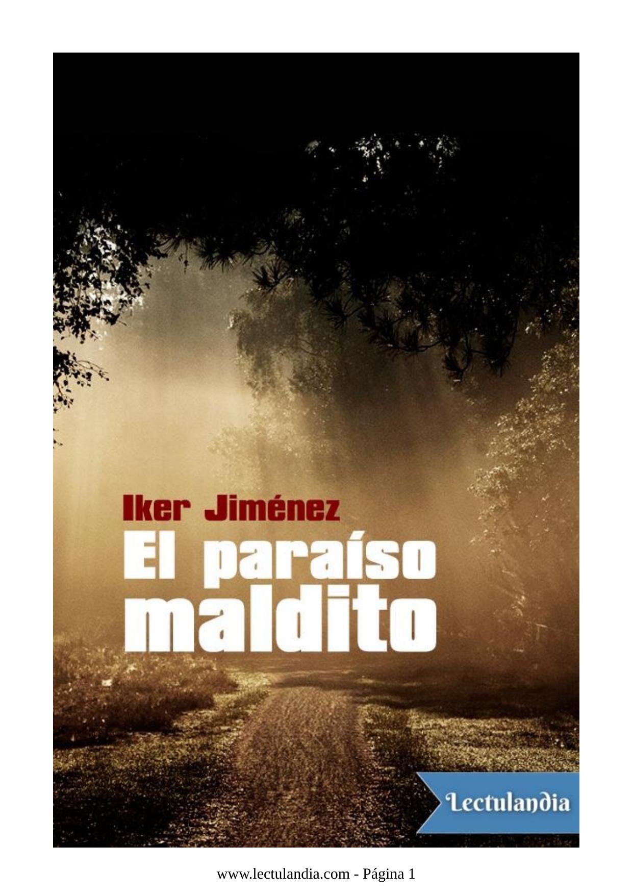El paraíso maldito de Iker Jimenez, portada del libro