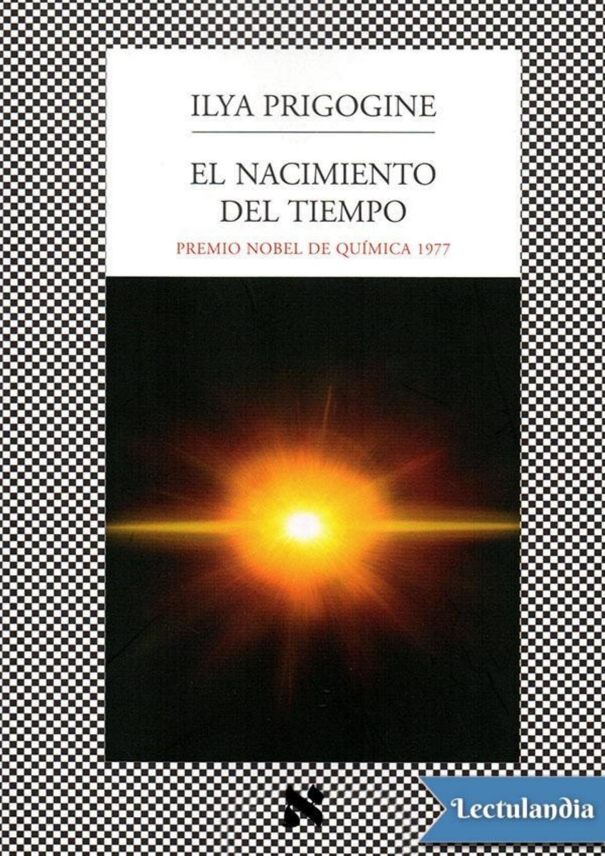 El nacimiento del tiempo de Ilya Prigogine, portada del libro