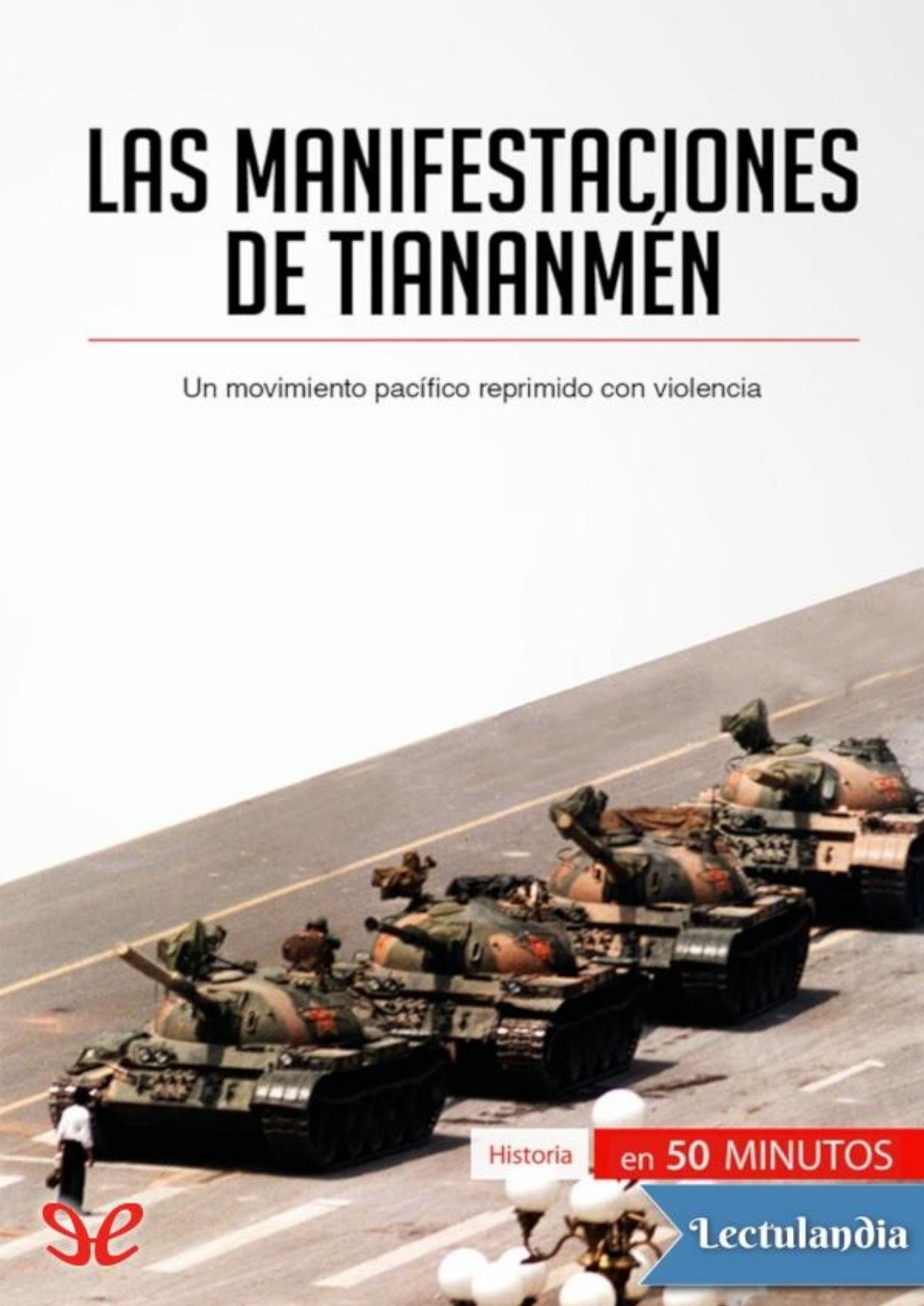 Las manifestaciones de Tiananmén de Inès Glogowski, portada del libro