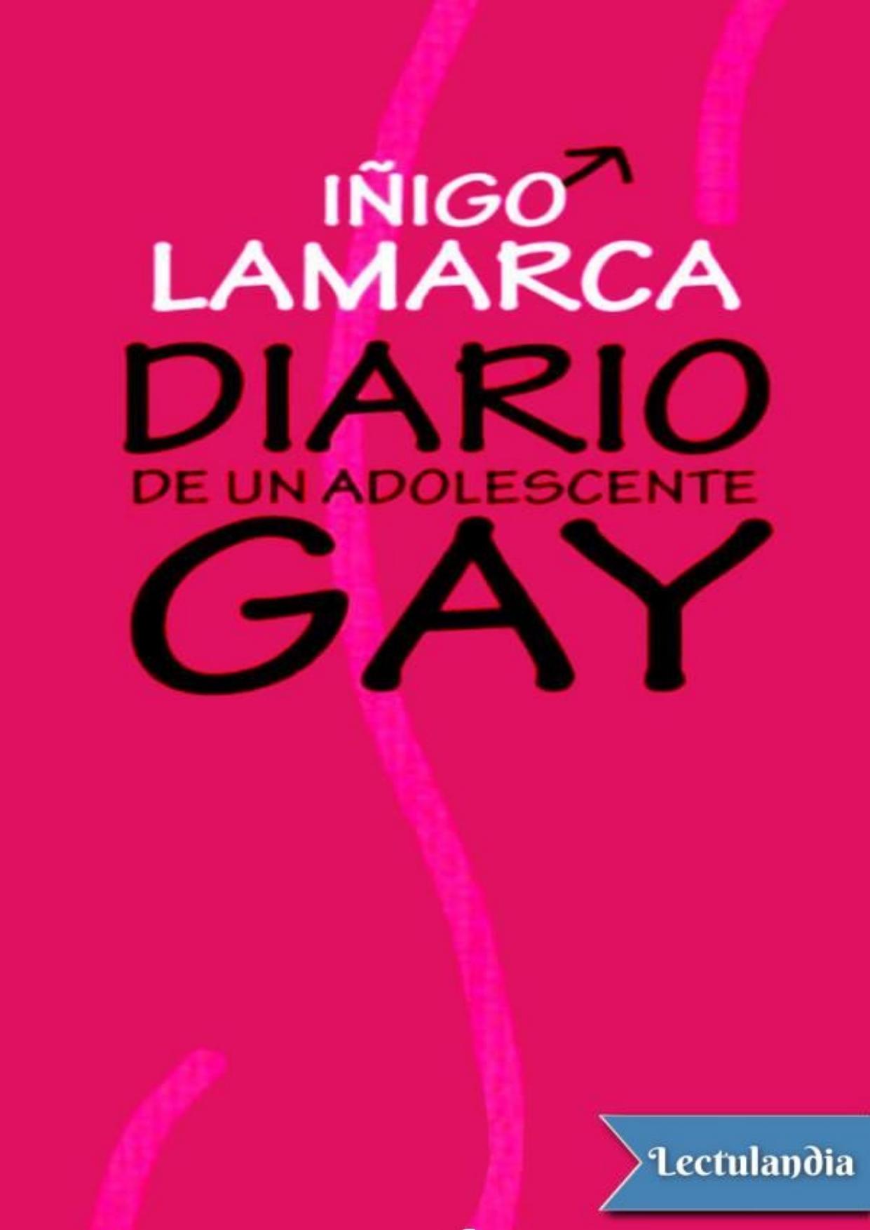 Diario de un adolescente gay de Iñigo Lamarca Iturbe, portada del libro