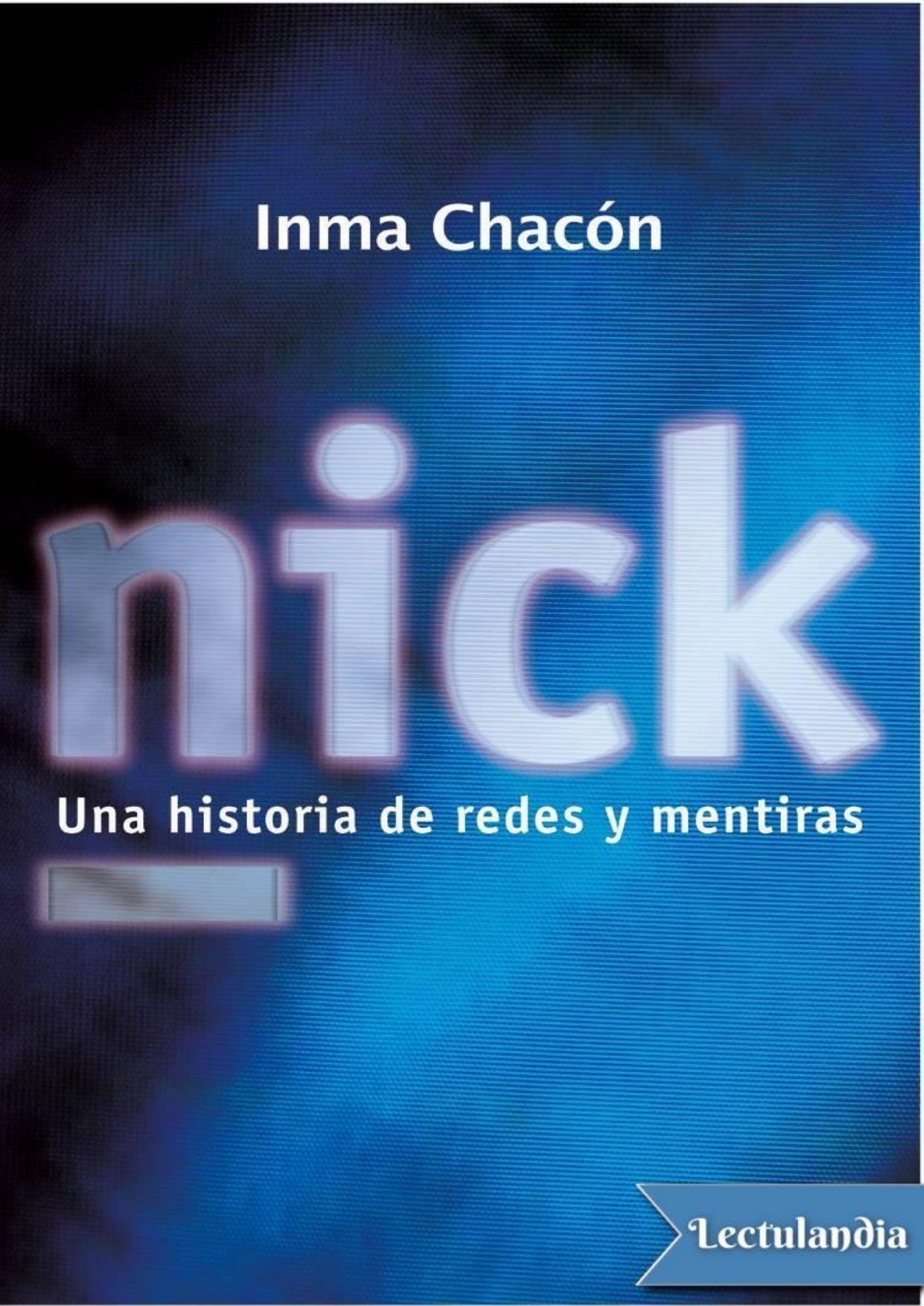 Nick de Inma Chacon, portada del libro