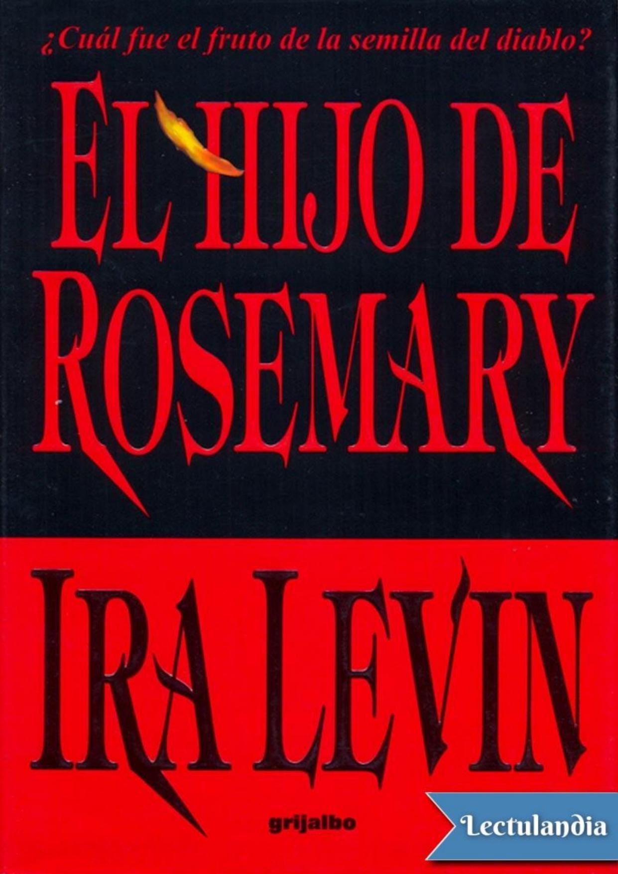 El Hijo de Rosemary de Ira Levin, portada del libro