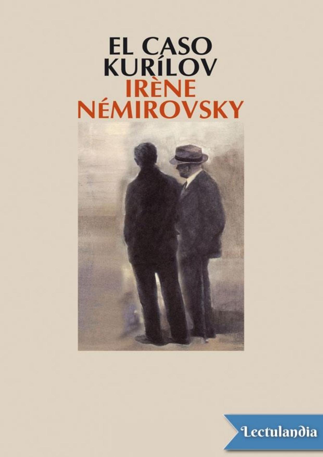 El caso Kurílov de Irène Némirovsky, portada del libro