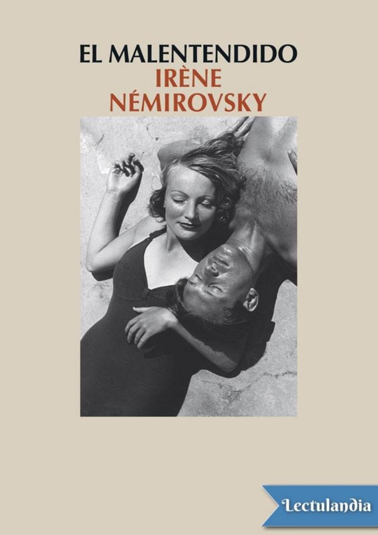 El malentendido de Irène Némirovsky, portada del libro
