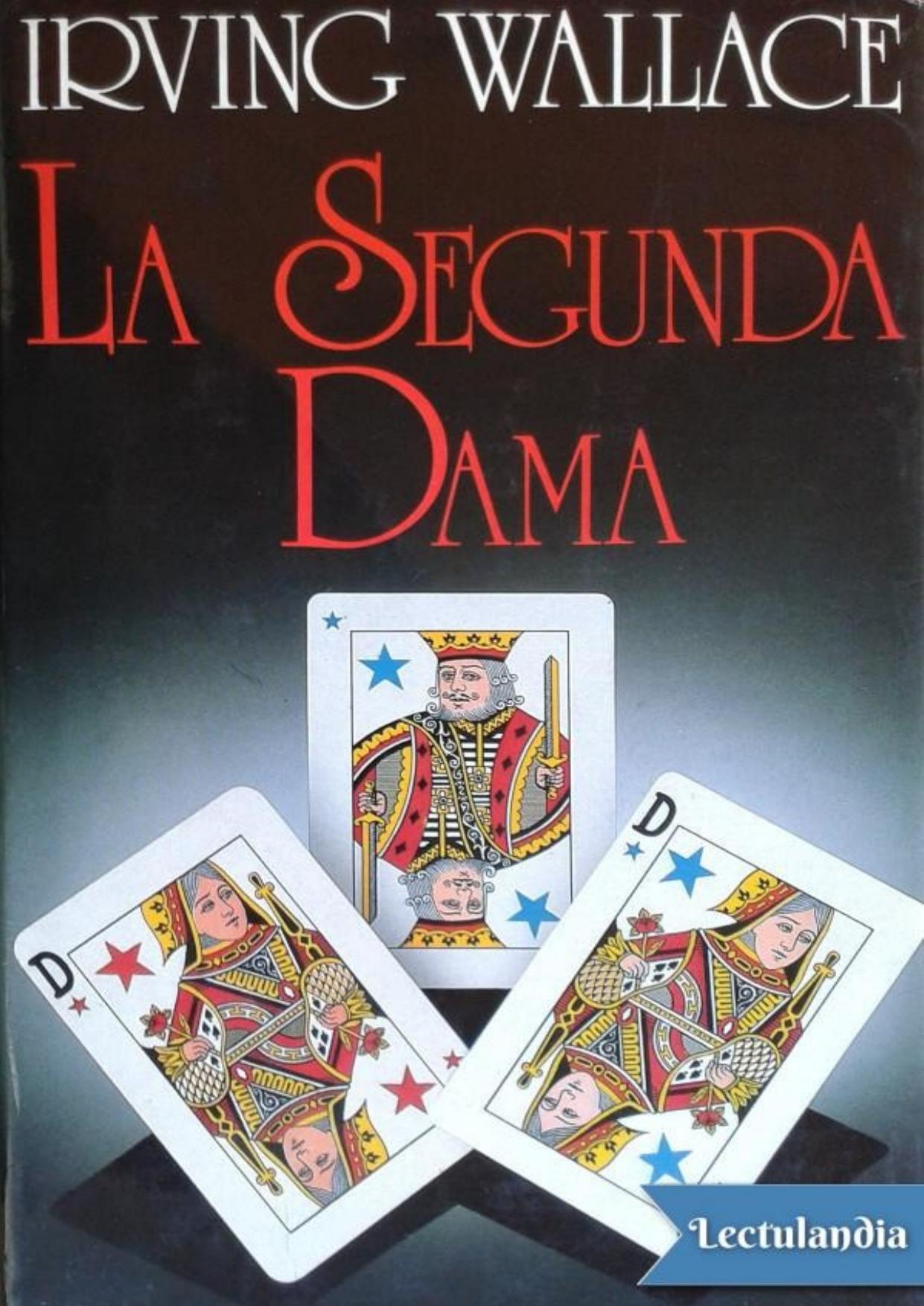 La Segunda Dama de Irving Wallace, portada del libro