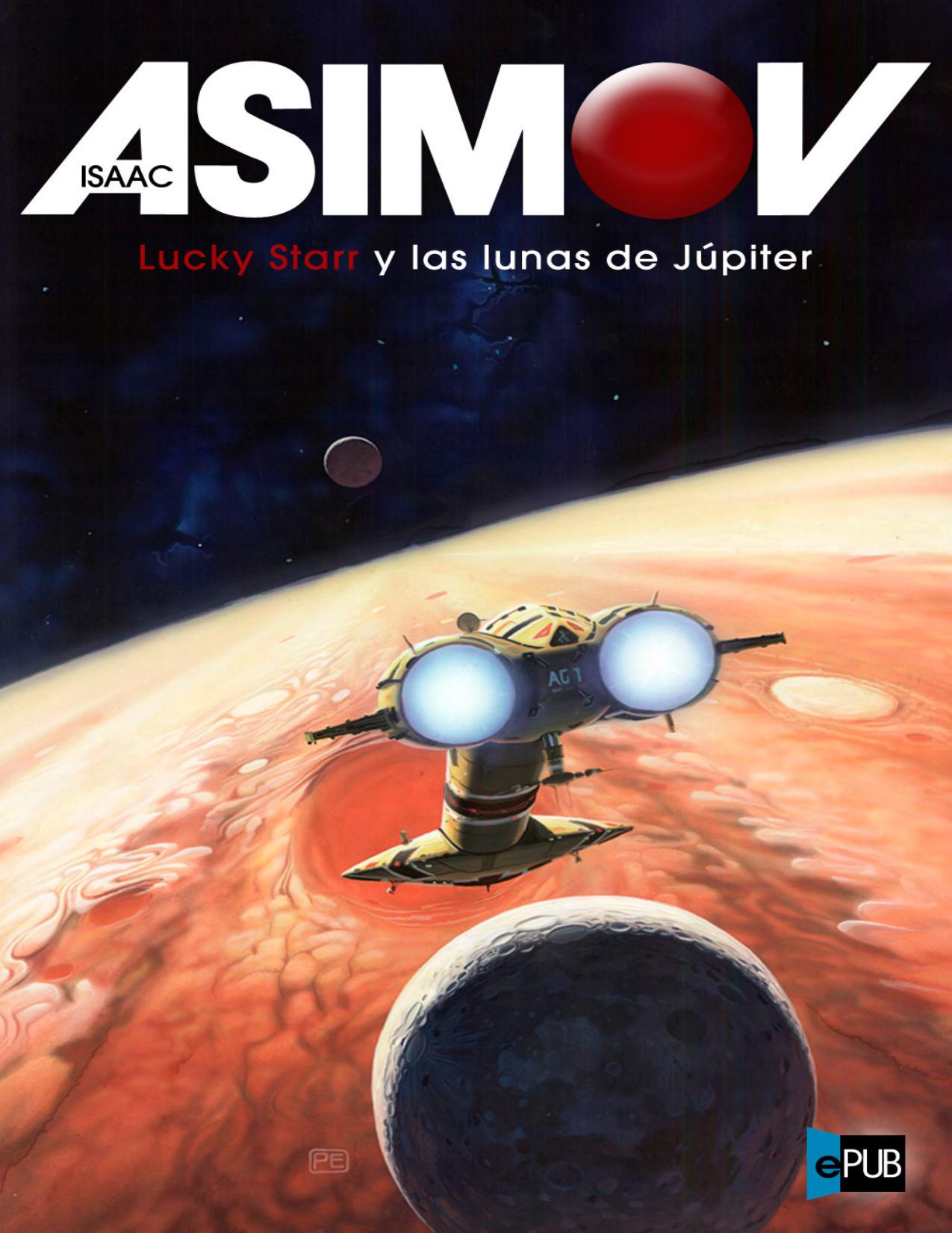 Las lunas de Jupiter de Isaac Asimov, portada del libro