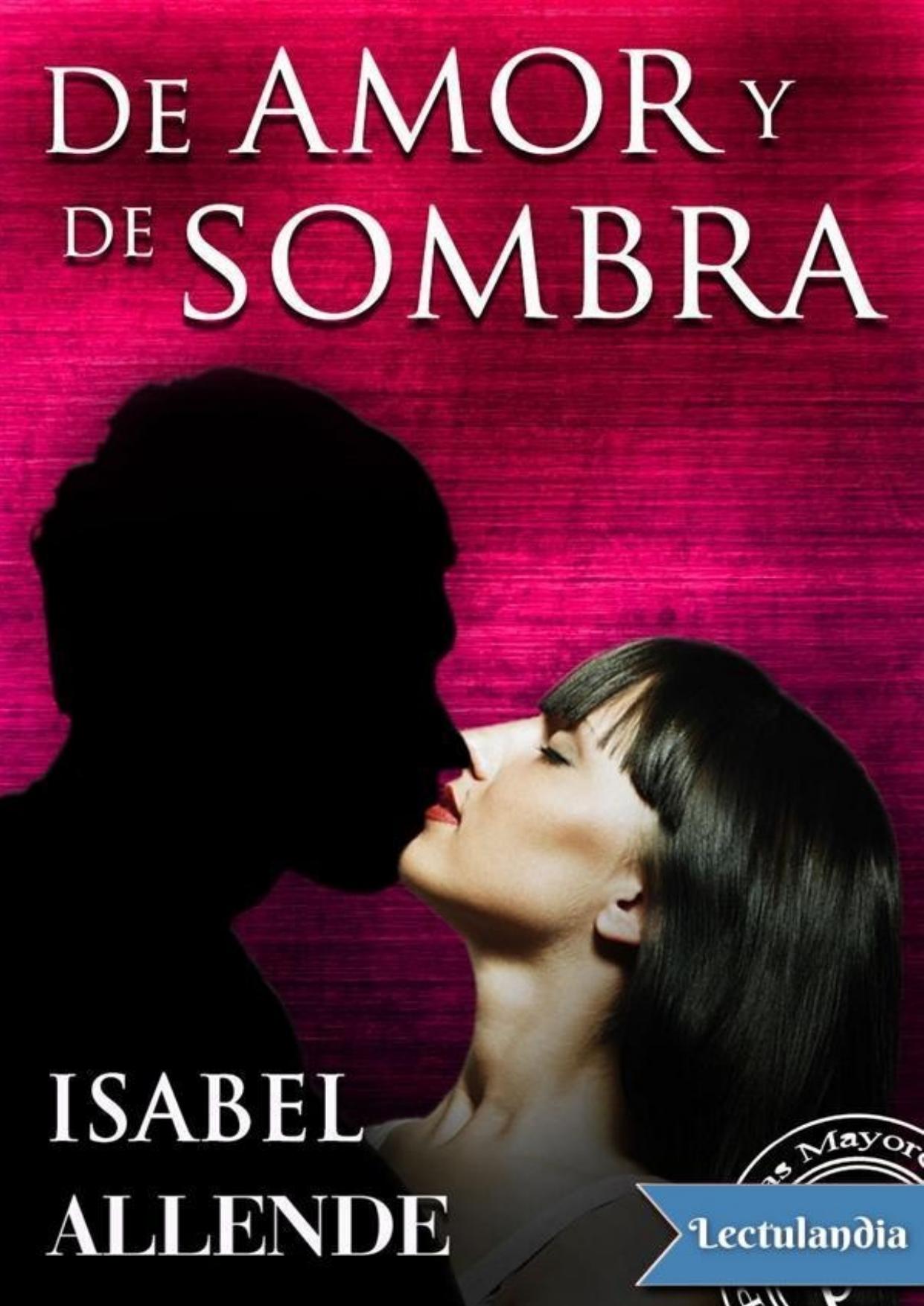 De amor y de sombra de Isabel Allende, portada del libro