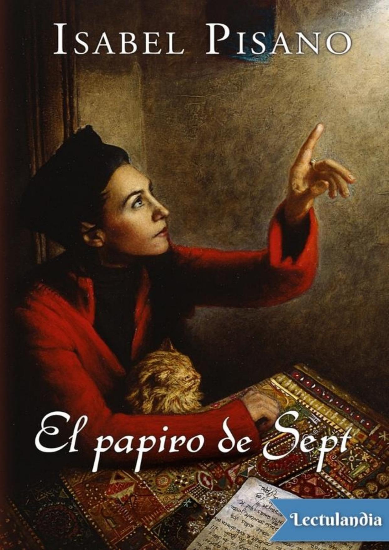 El papiro de Sept de Isabel Pisano, portada del libro