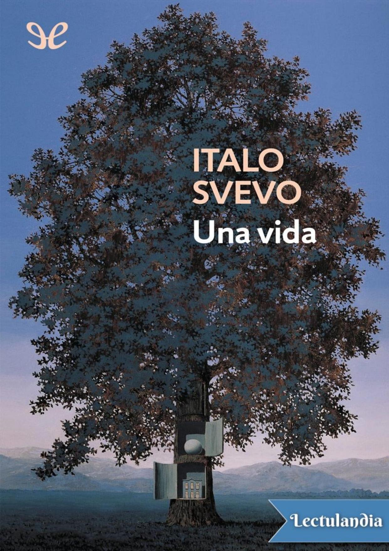 Una vida de Italo Svevo, portada del libro