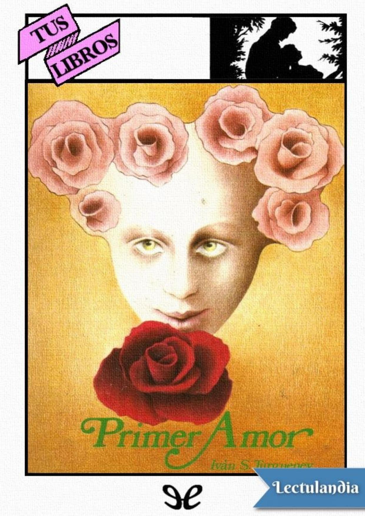 Primer amor (Ilustrado) de Ivan Sergueevich Turguenev, portada del libro