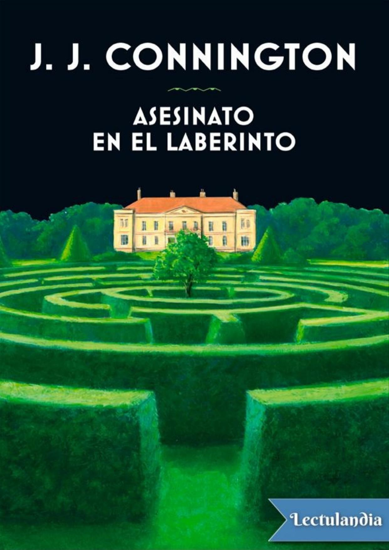 Asesinato en el laberinto de J. J. Connington, portada del libro