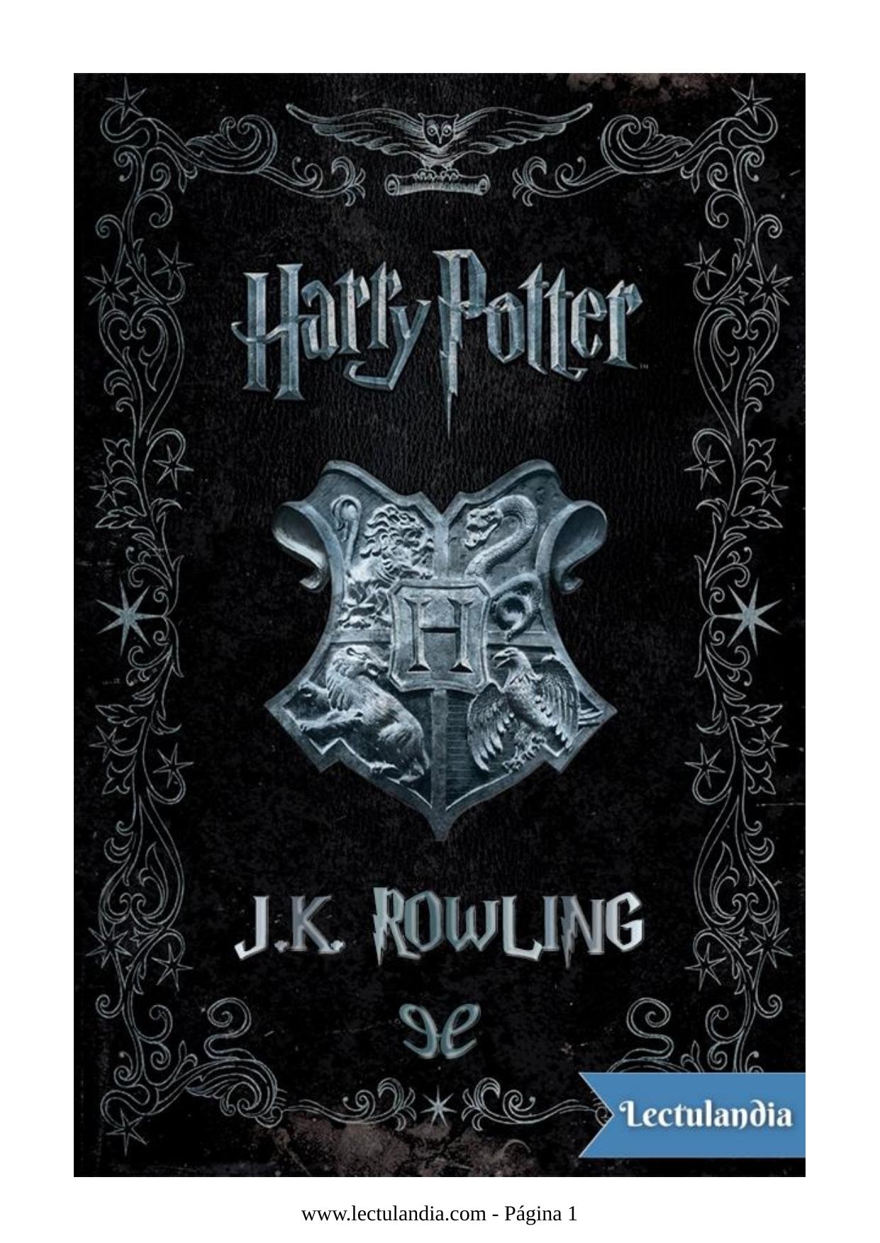 Harry Potter (saga completa) de J. K. Rowling, portada del libro