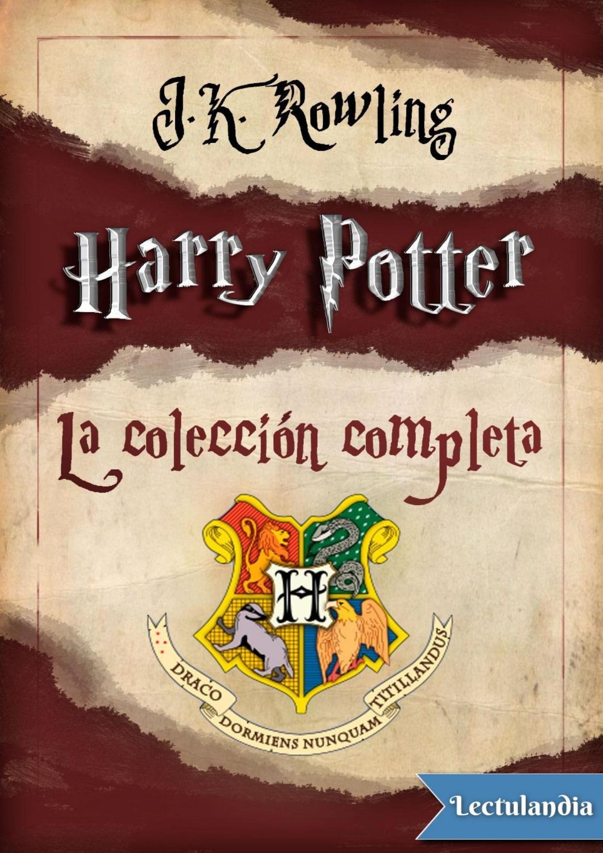 Harry Potter. La colección completa de J. K. Rowling, portada del libro