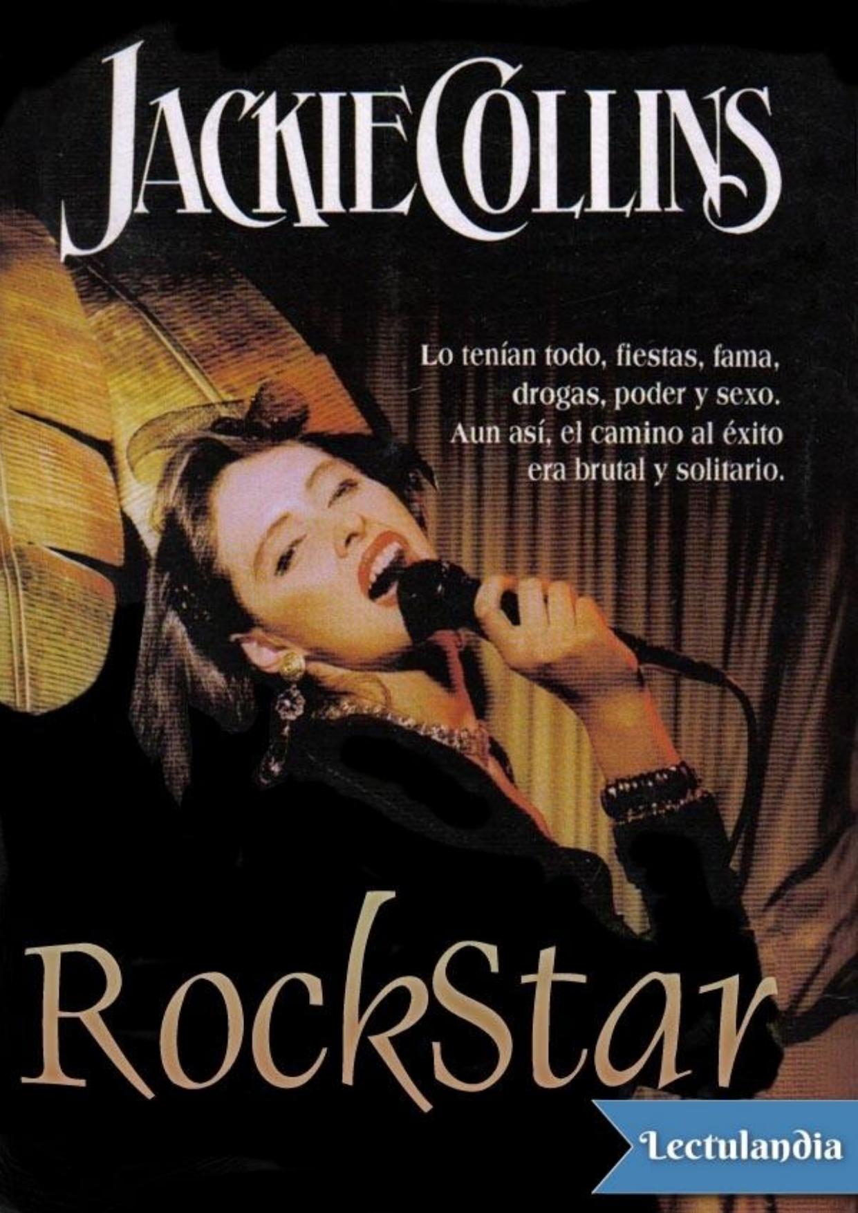 Rock Star de Jackie Collins, portada del libro