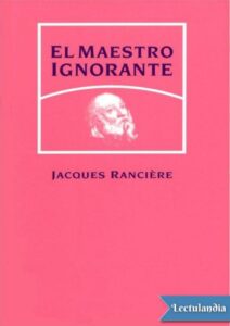 Portada de El maestro ignorante
