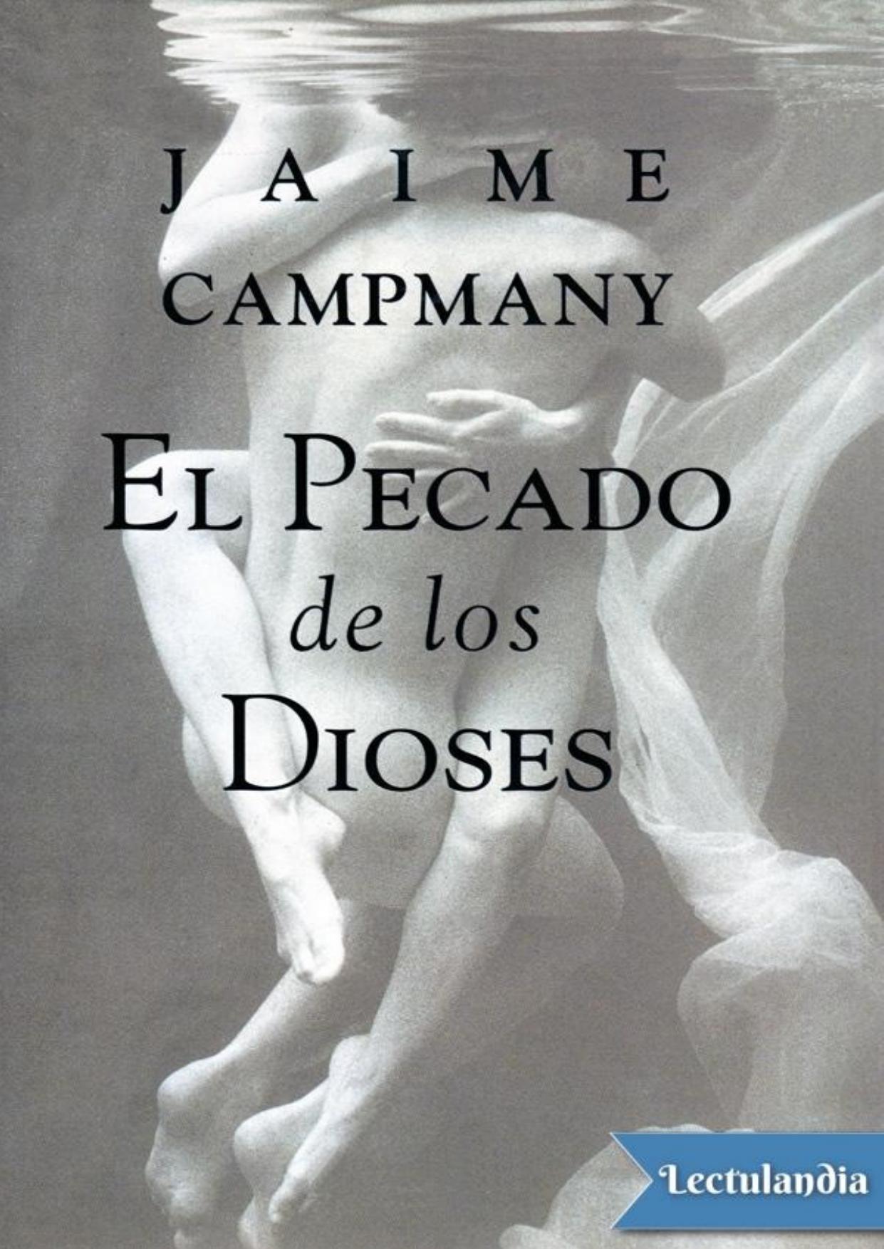 El pecado de los dioses de Jaime Campmany, portada del libro