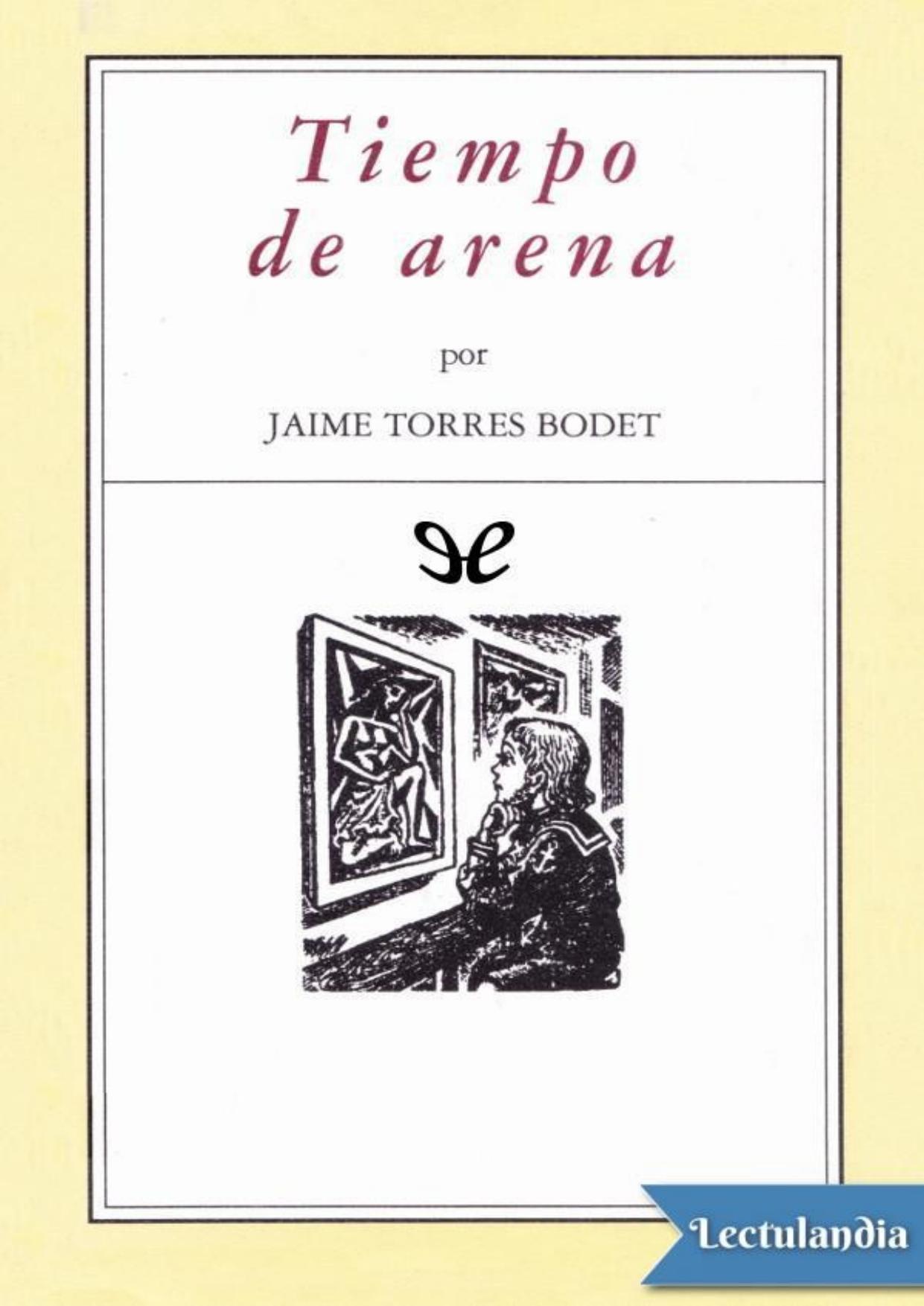 Tiempo de arena de Jaime Torres Bodet, portada del libro