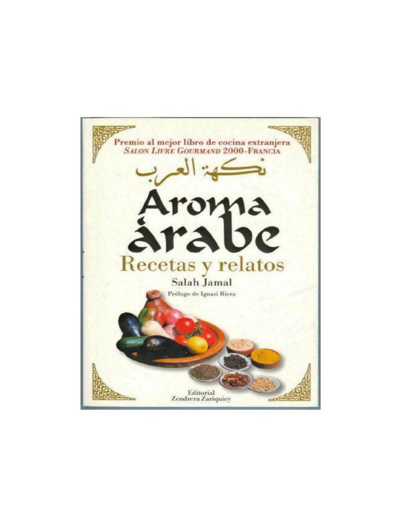 Aroma árabe de Salah Jamal, portada del libro