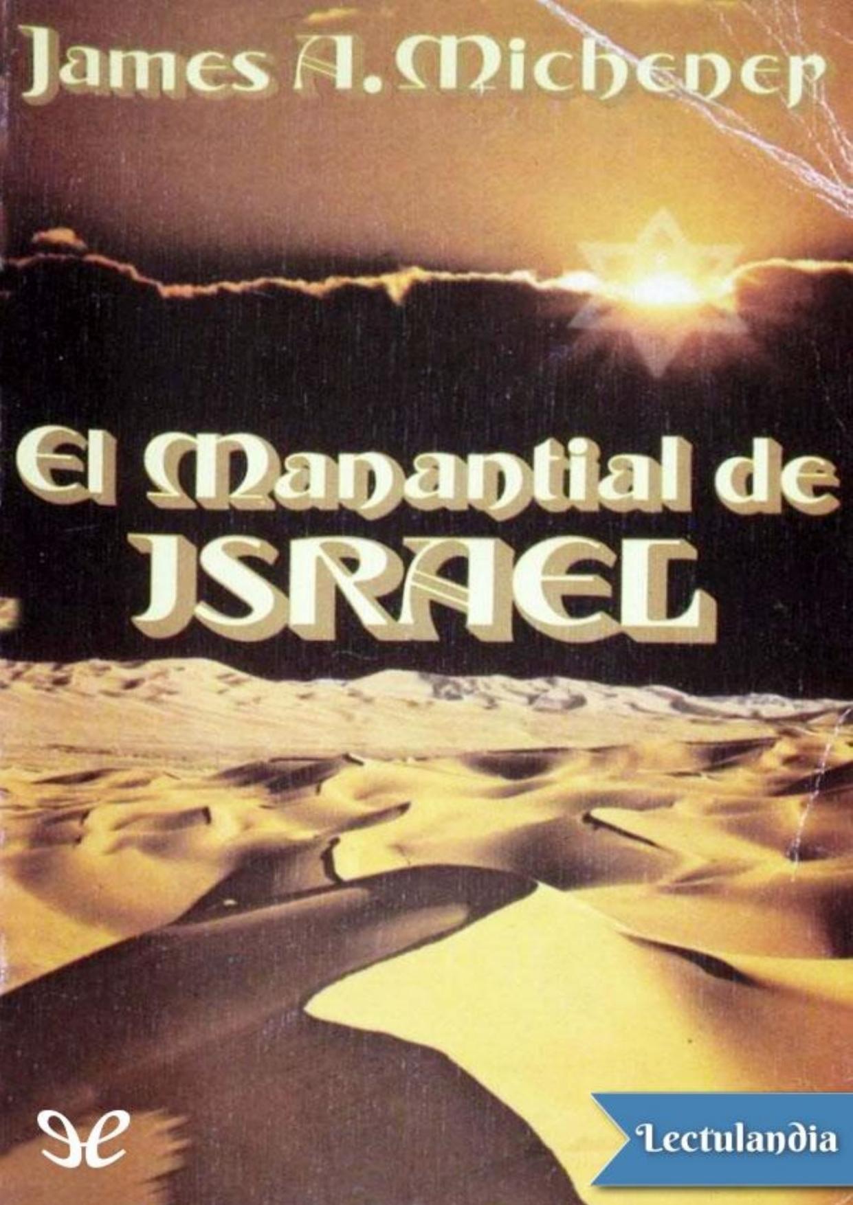 El manantial de Israel de James A. Michener, portada del libro
