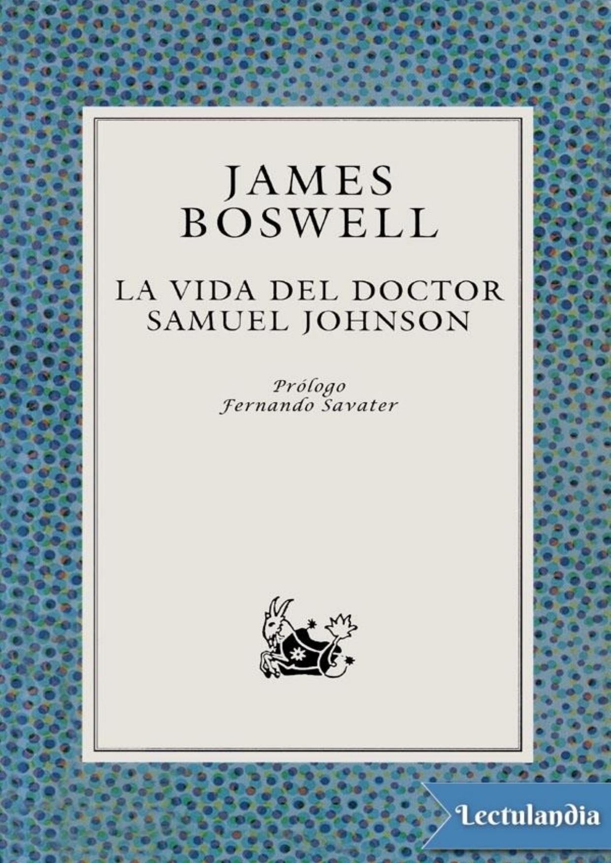 La vida del Doctor Samuel Johnson de James Boswell, portada del libro