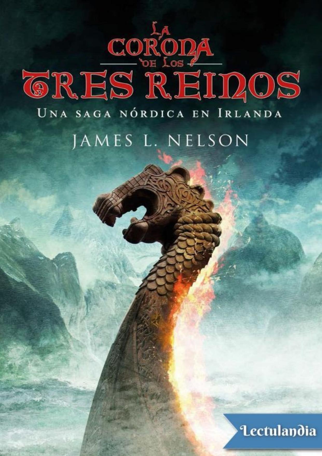 La corona de los tres reinos de James L. Nelson, portada del libro