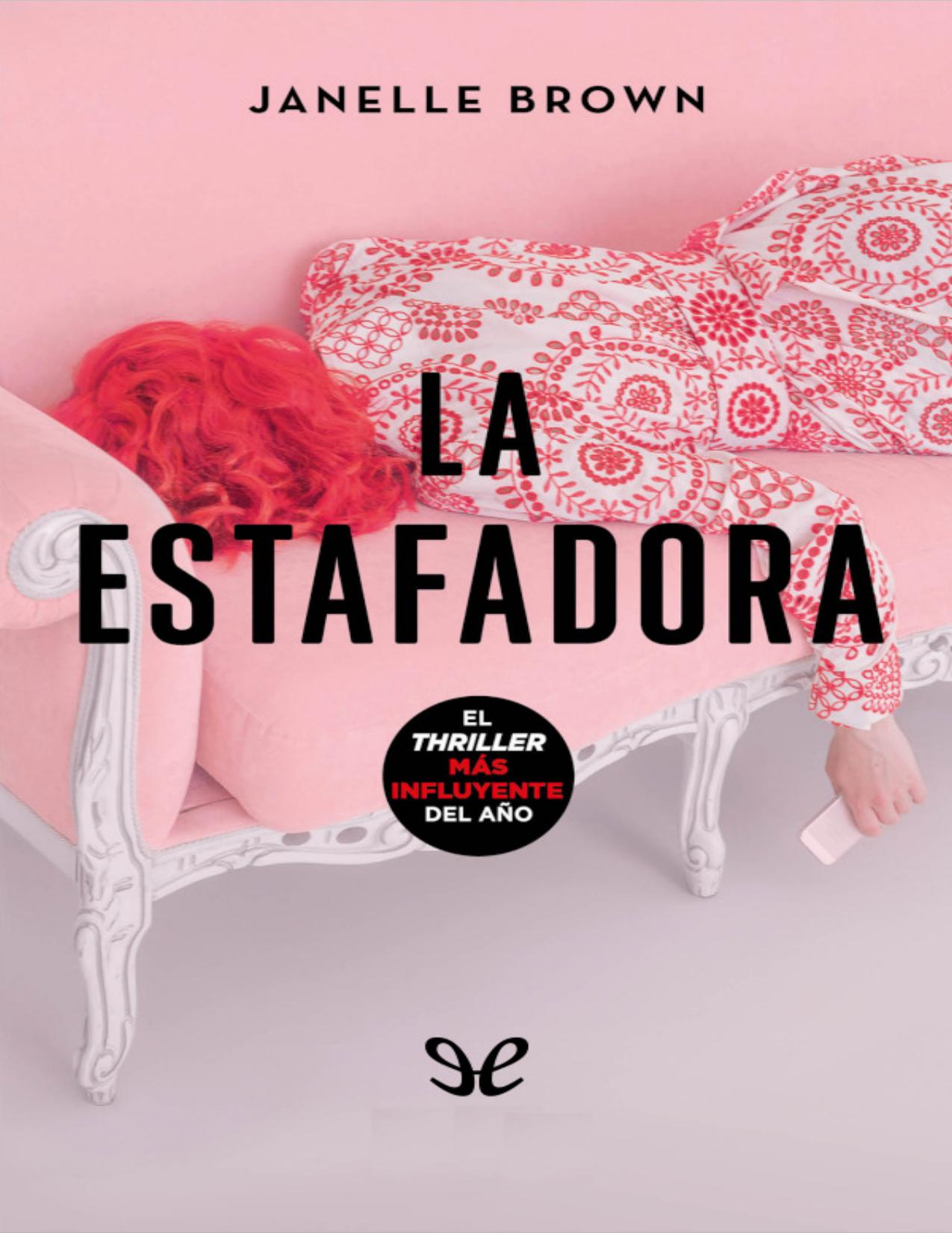 La estafadora de Janelle Brown, portada del libro